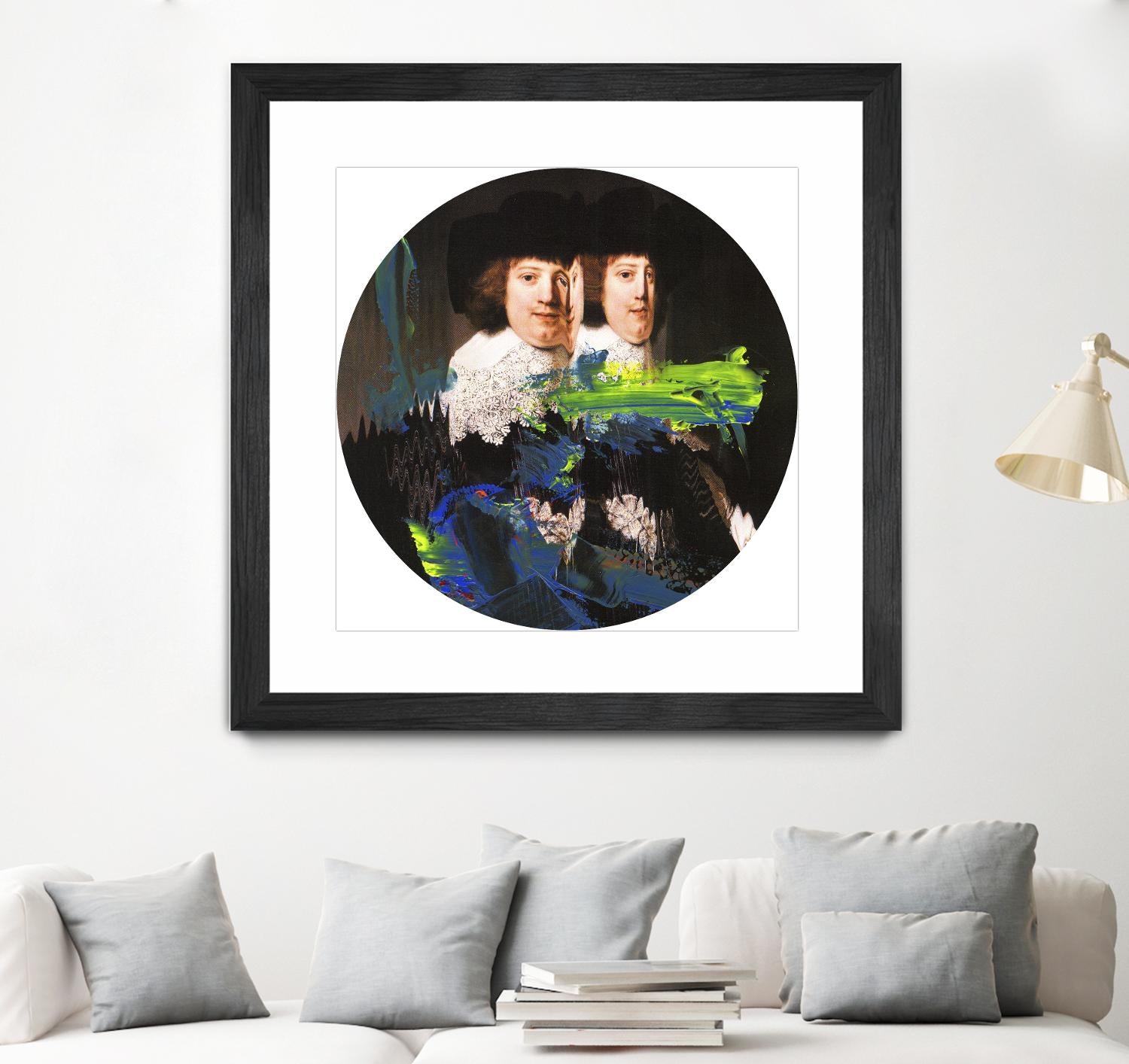 Blue Vanguard I by PI Studio on GIANT ART - yellow contemporary