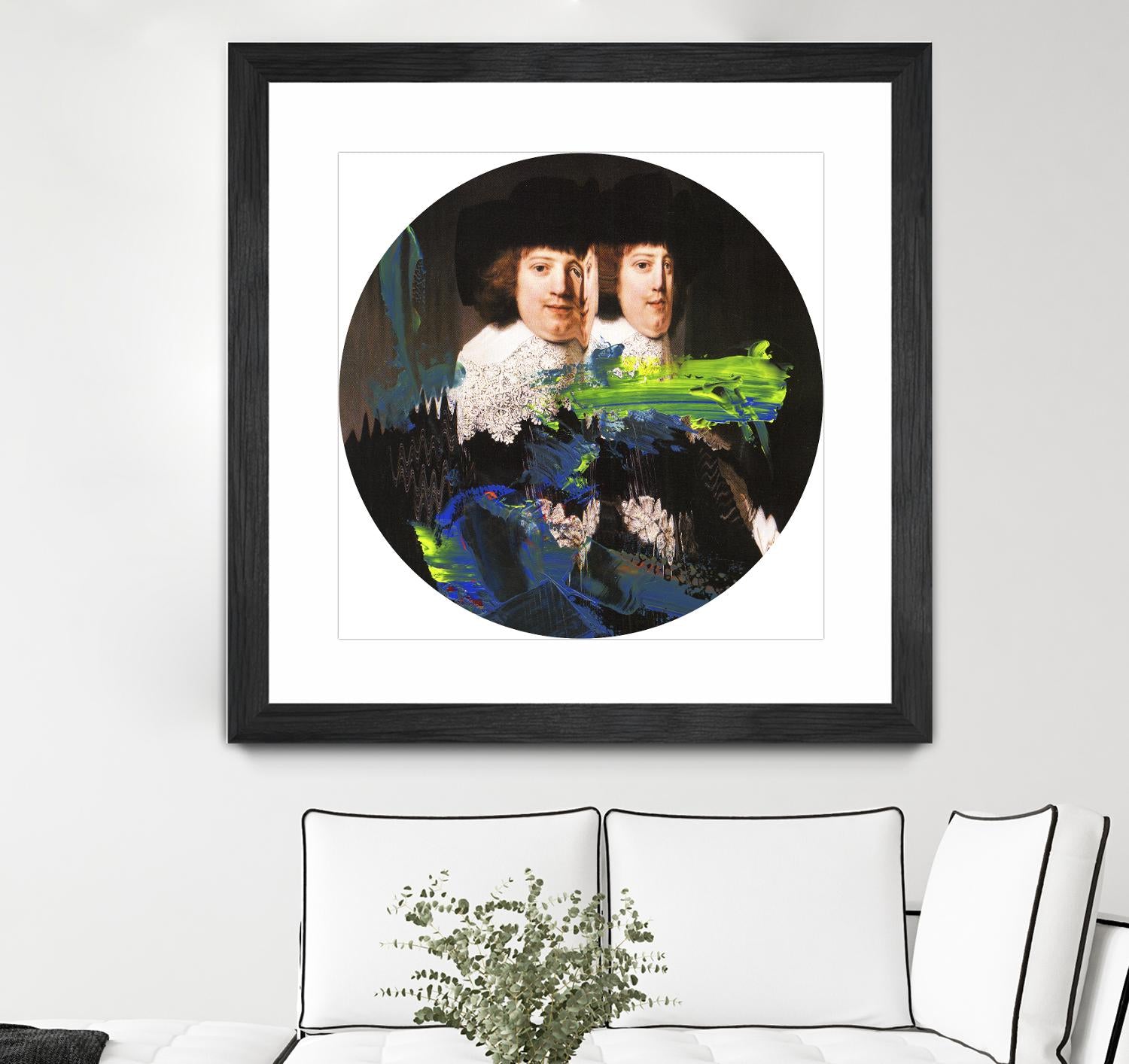 Blue Vanguard I by PI Studio on GIANT ART - yellow contemporary