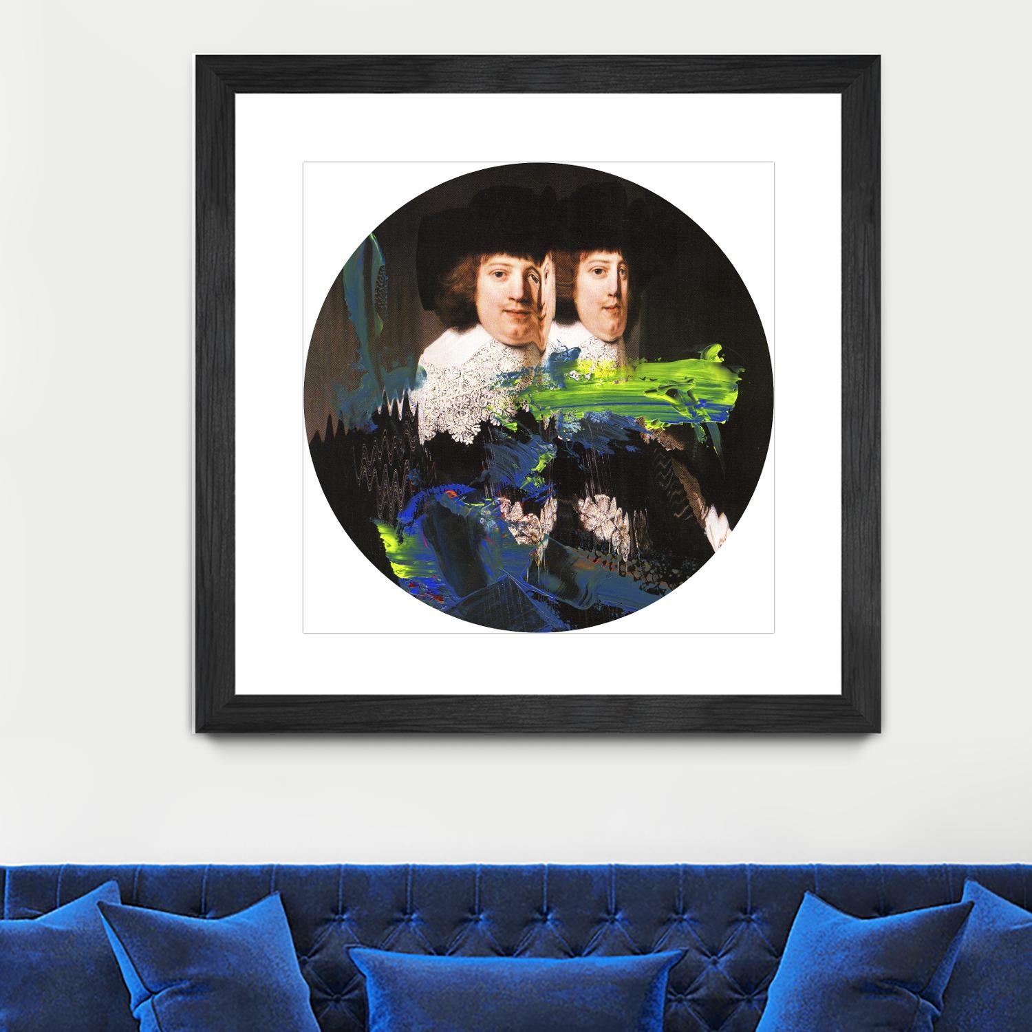 Blue Vanguard I by PI Studio on GIANT ART - yellow contemporary