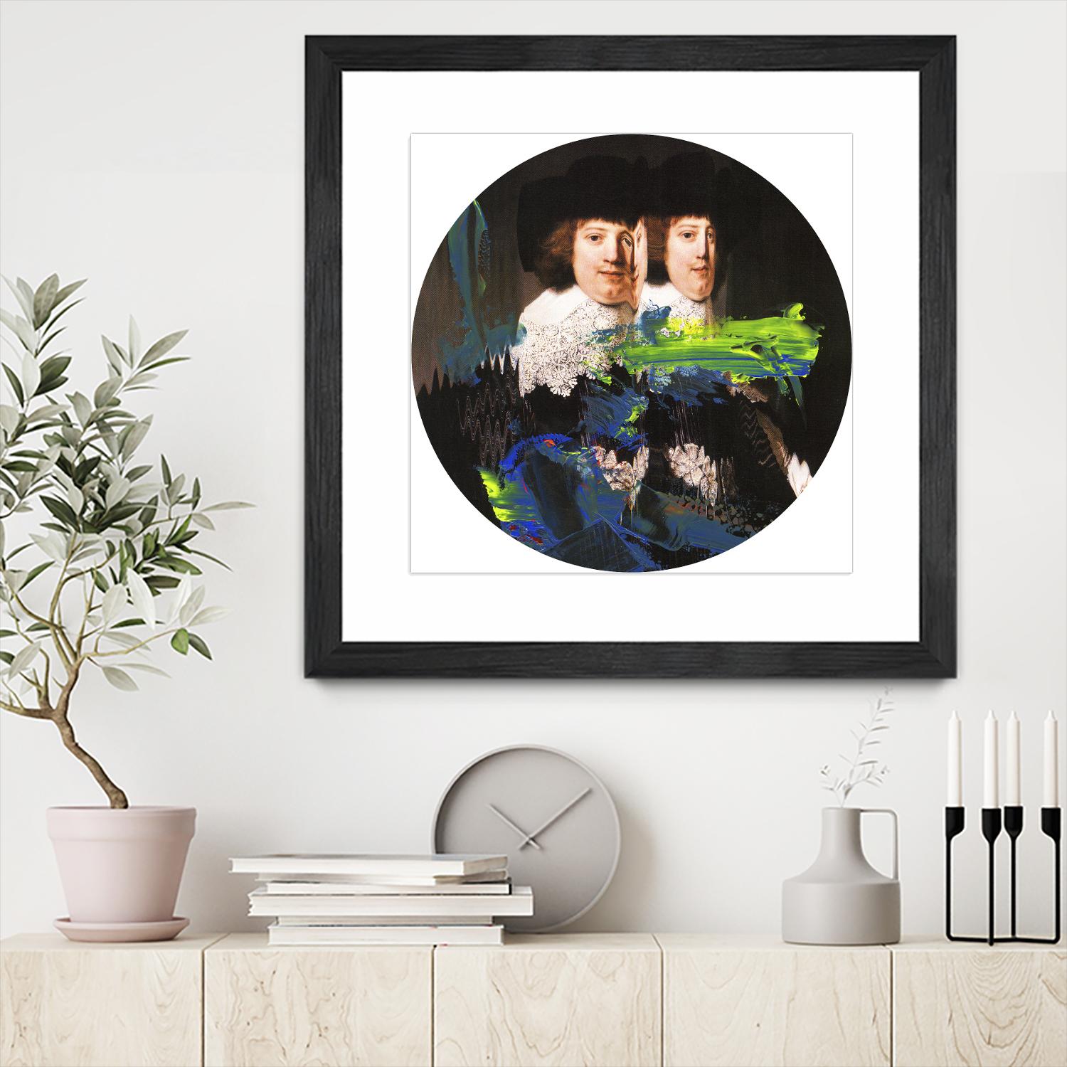 Blue Vanguard I by PI Studio on GIANT ART - yellow contemporary