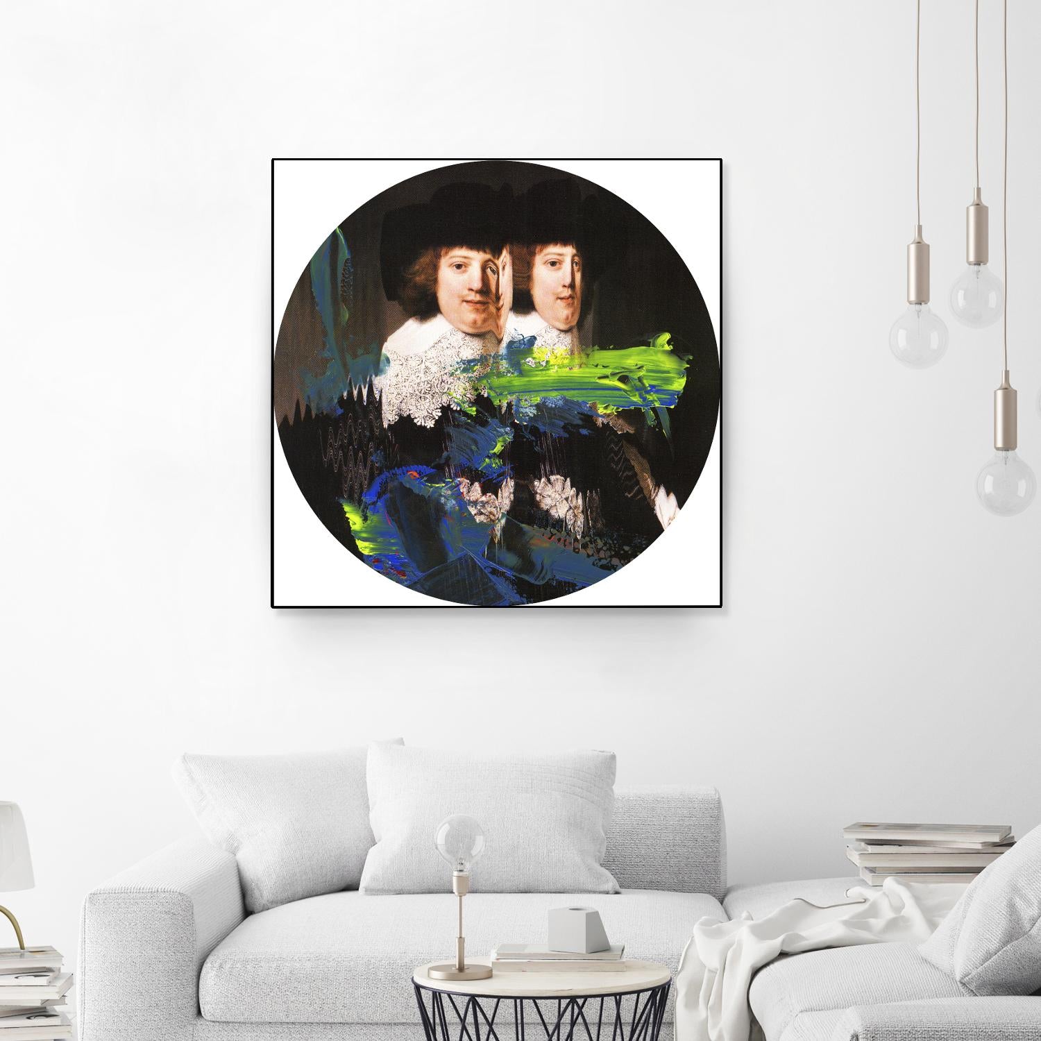 Blue Vanguard I by PI Studio on GIANT ART - yellow contemporary