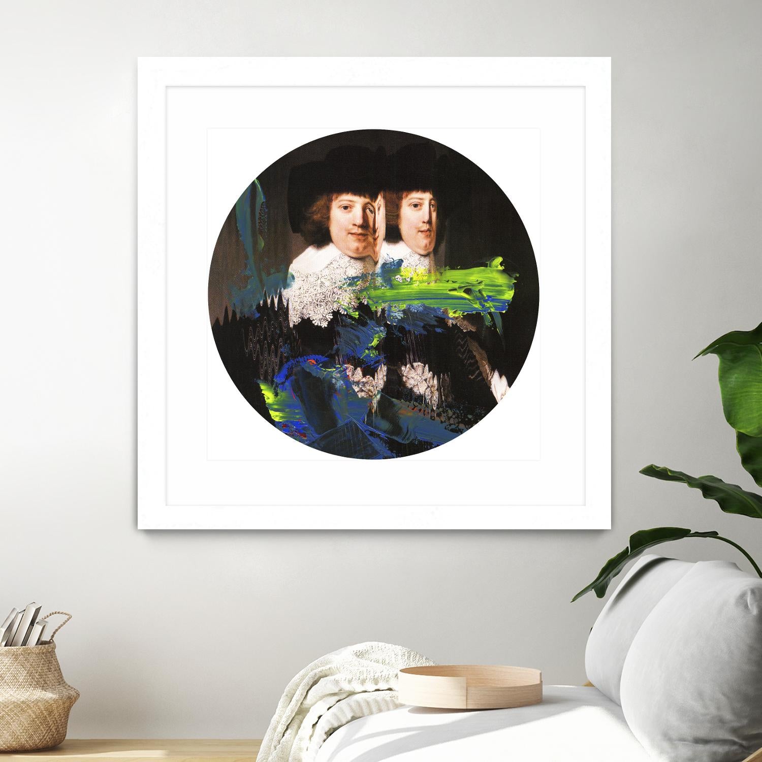 Blue Vanguard I by PI Studio on GIANT ART - yellow contemporary