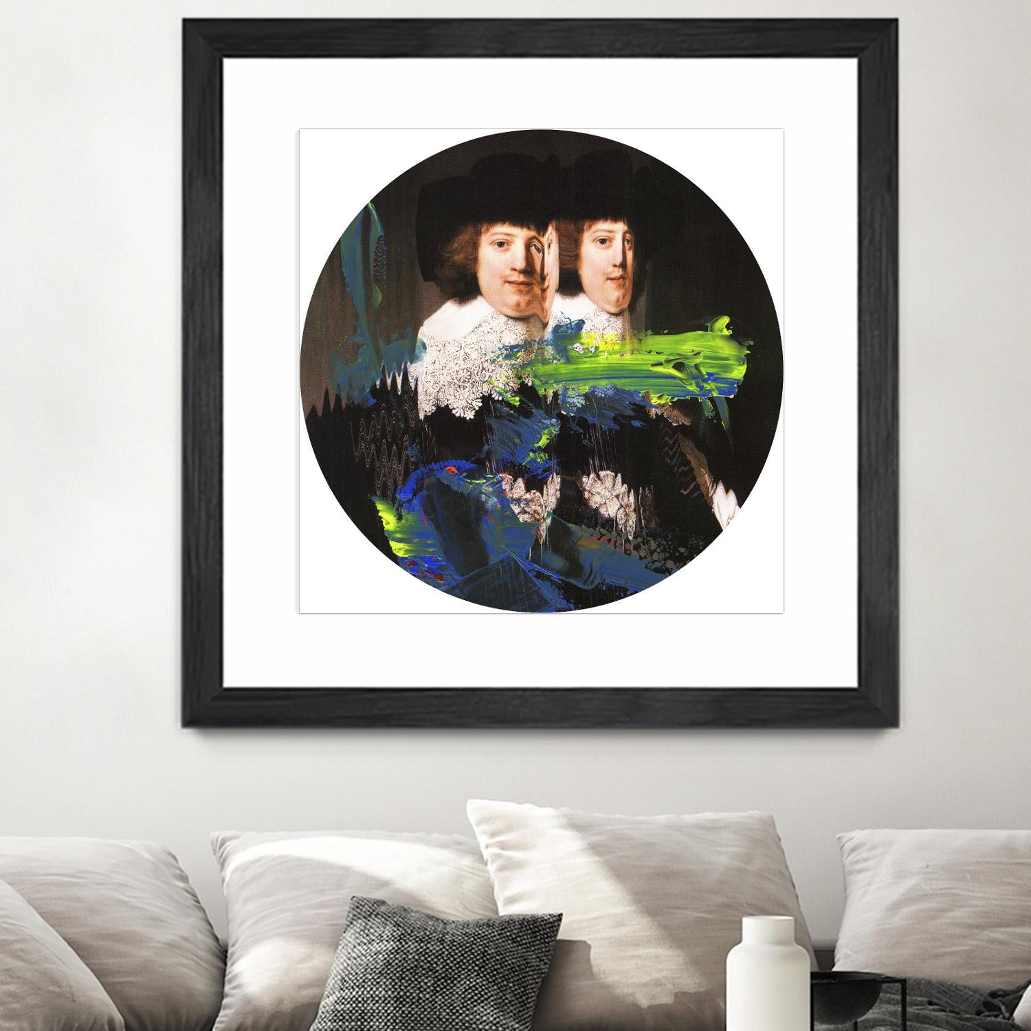 Blue Vanguard I by PI Studio on GIANT ART - yellow contemporary