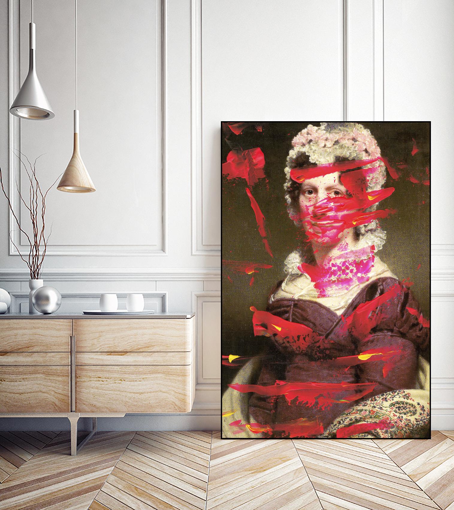 Victorian Neon II by PI Studio on GIANT ART - brown contemporary