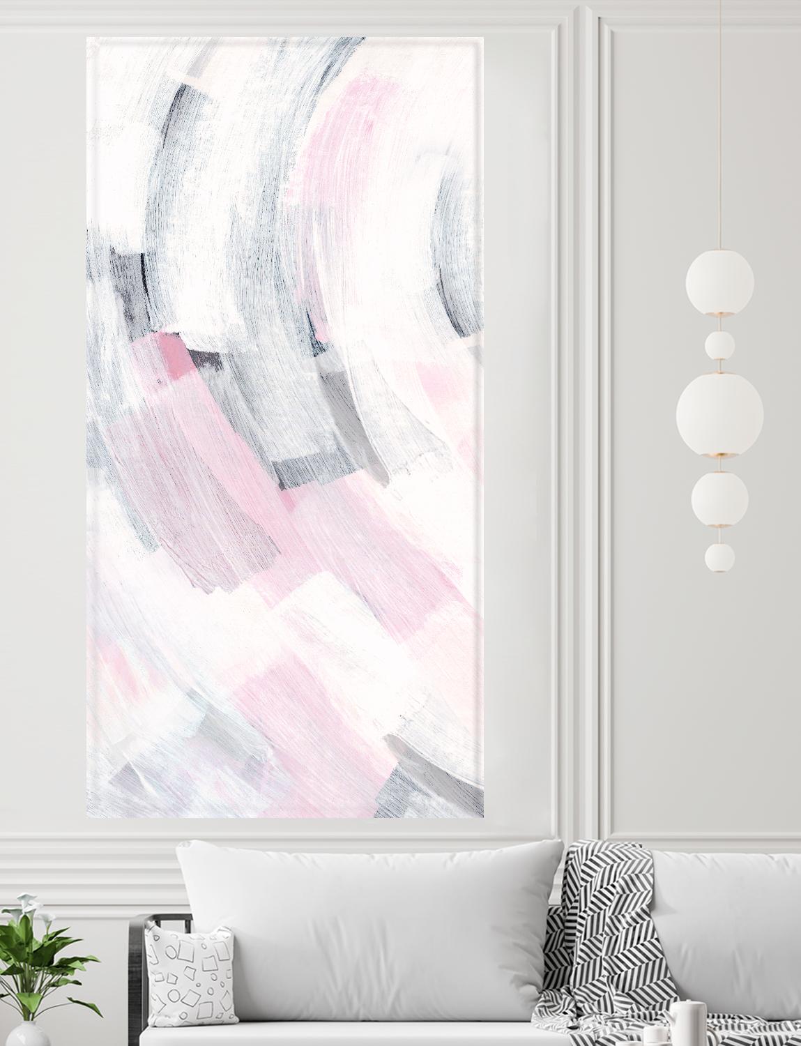 Neutral Breeze I by PI Studio on GIANT ART - pink abstract