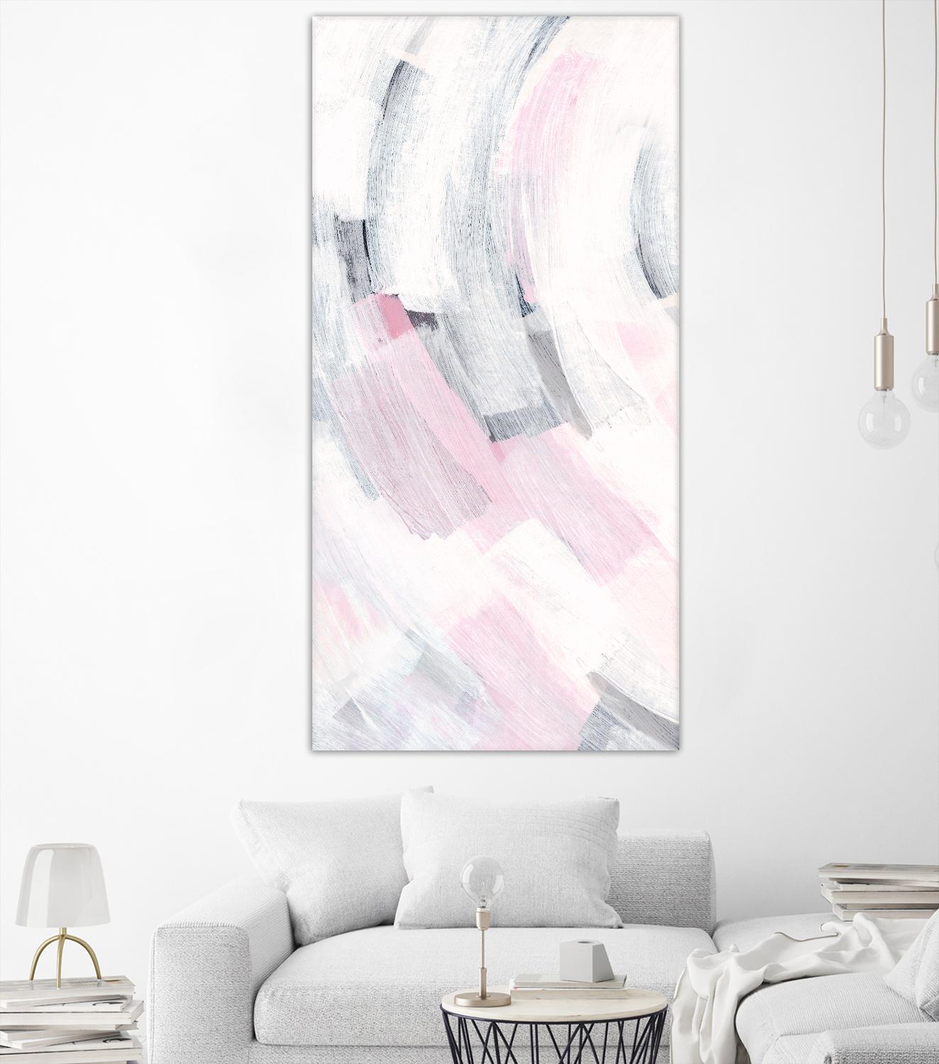 Neutral Breeze I by PI Studio on GIANT ART - pink abstract