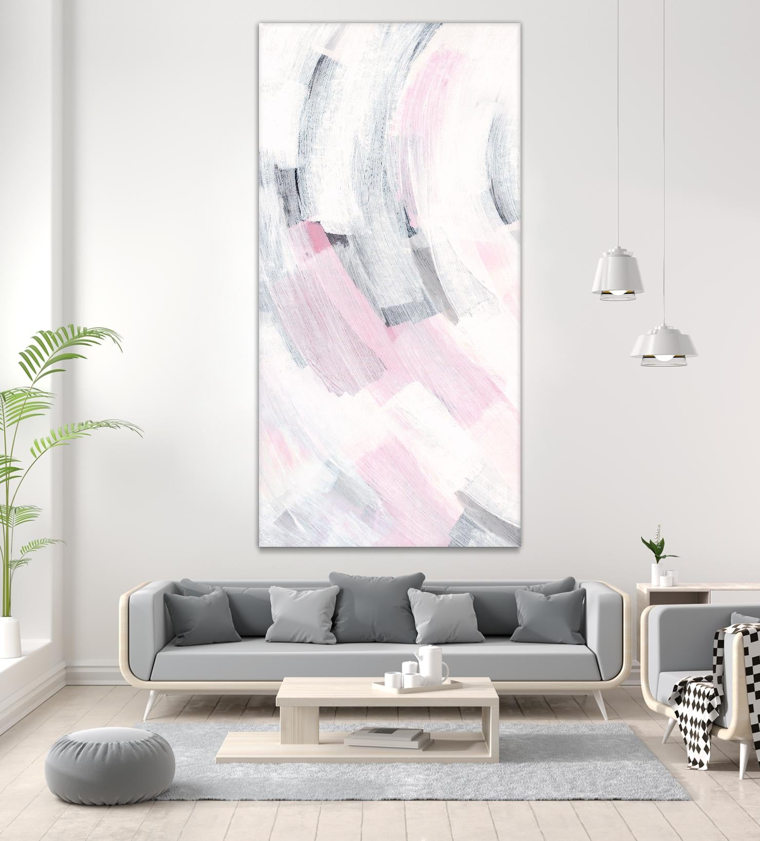 Neutral Breeze I by PI Studio on GIANT ART - pink abstract