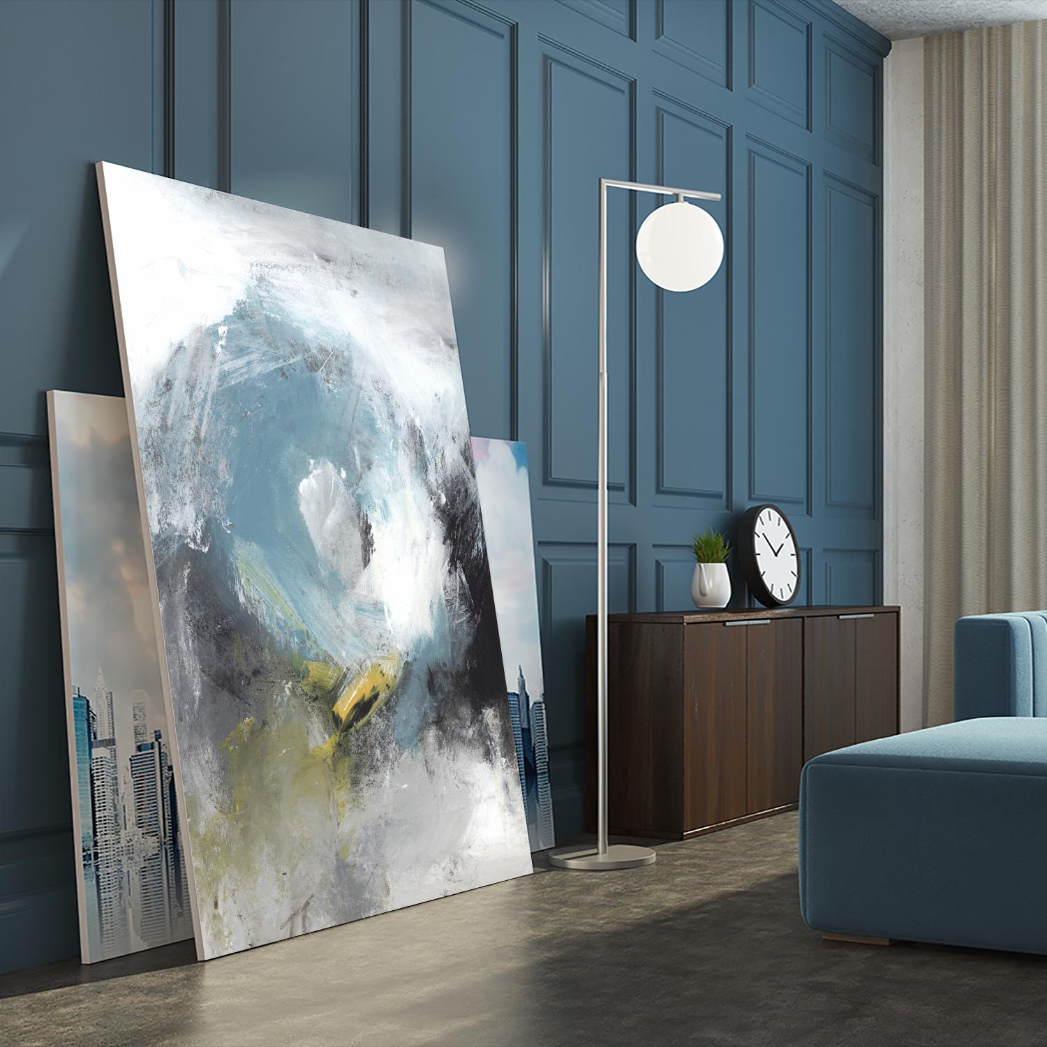 Aquamarine II by PI Studio on GIANT ART - blue abstract