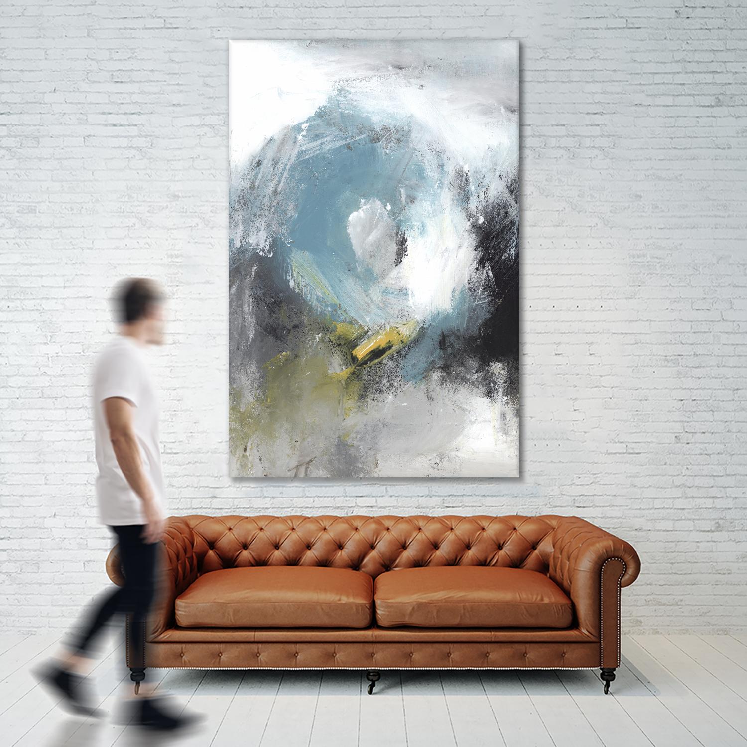 Aquamarine II by PI Studio on GIANT ART - blue abstract