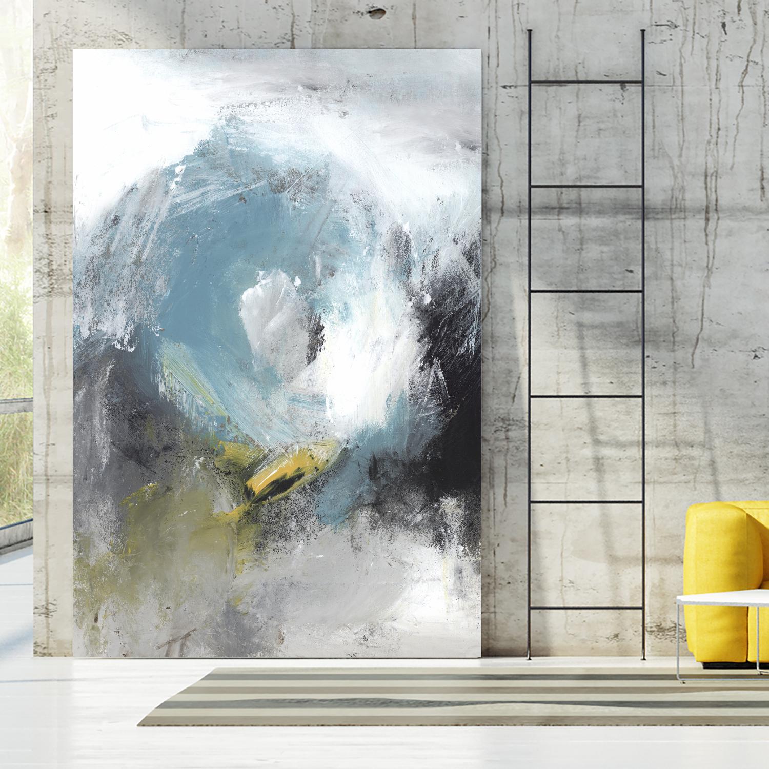 Aquamarine II by PI Studio on GIANT ART - blue abstract