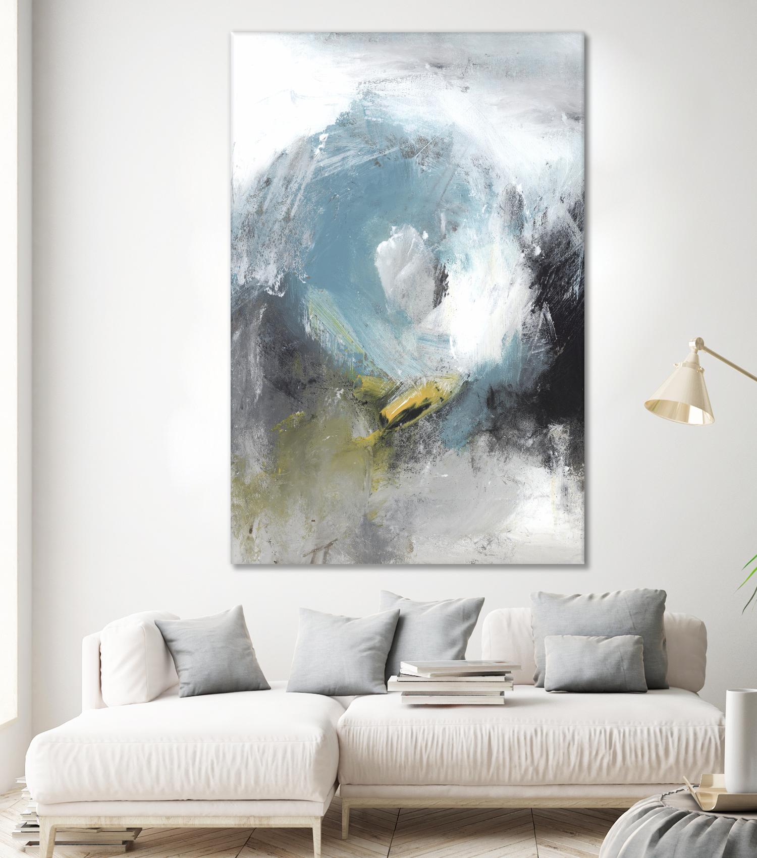 Aquamarine II by PI Studio on GIANT ART - blue abstract