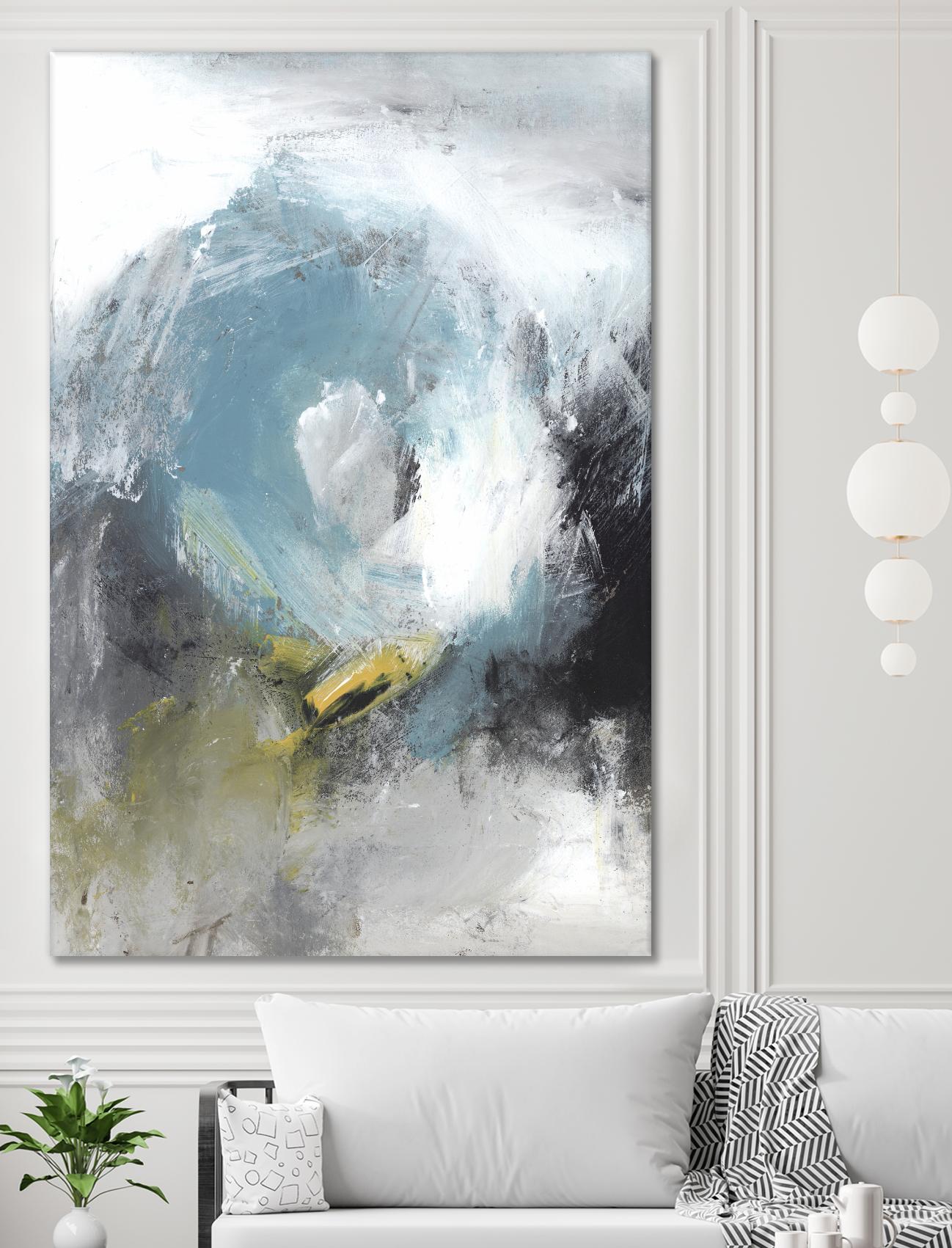 Aquamarine II by PI Studio on GIANT ART - blue abstract