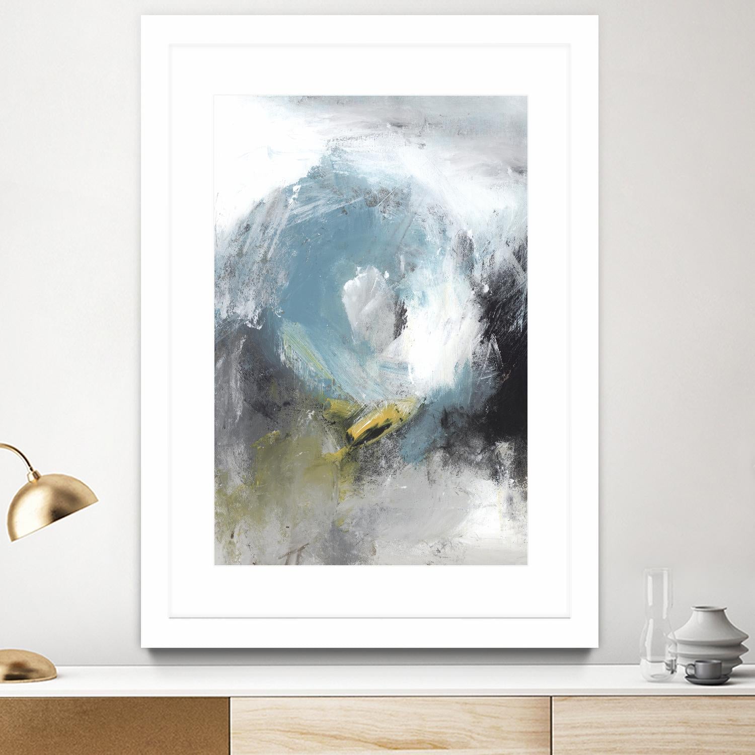 Aquamarine II by PI Studio on GIANT ART - blue abstract