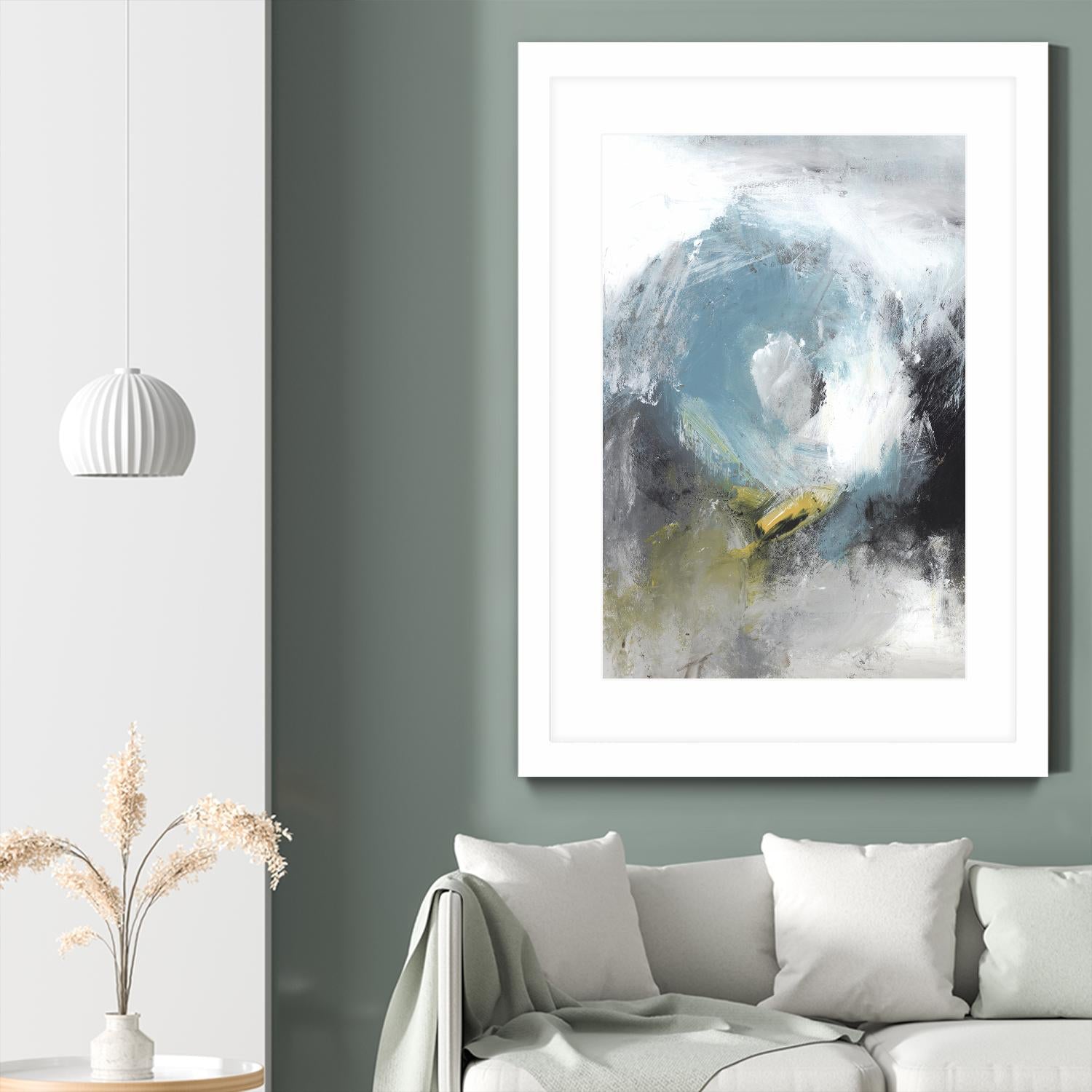 Aquamarine II by PI Studio on GIANT ART - blue abstract