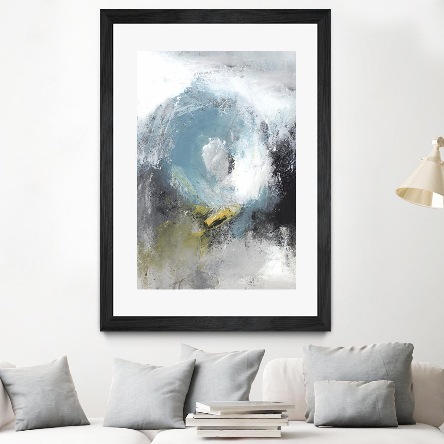 Aquamarine II by PI Studio on GIANT ART - blue abstract