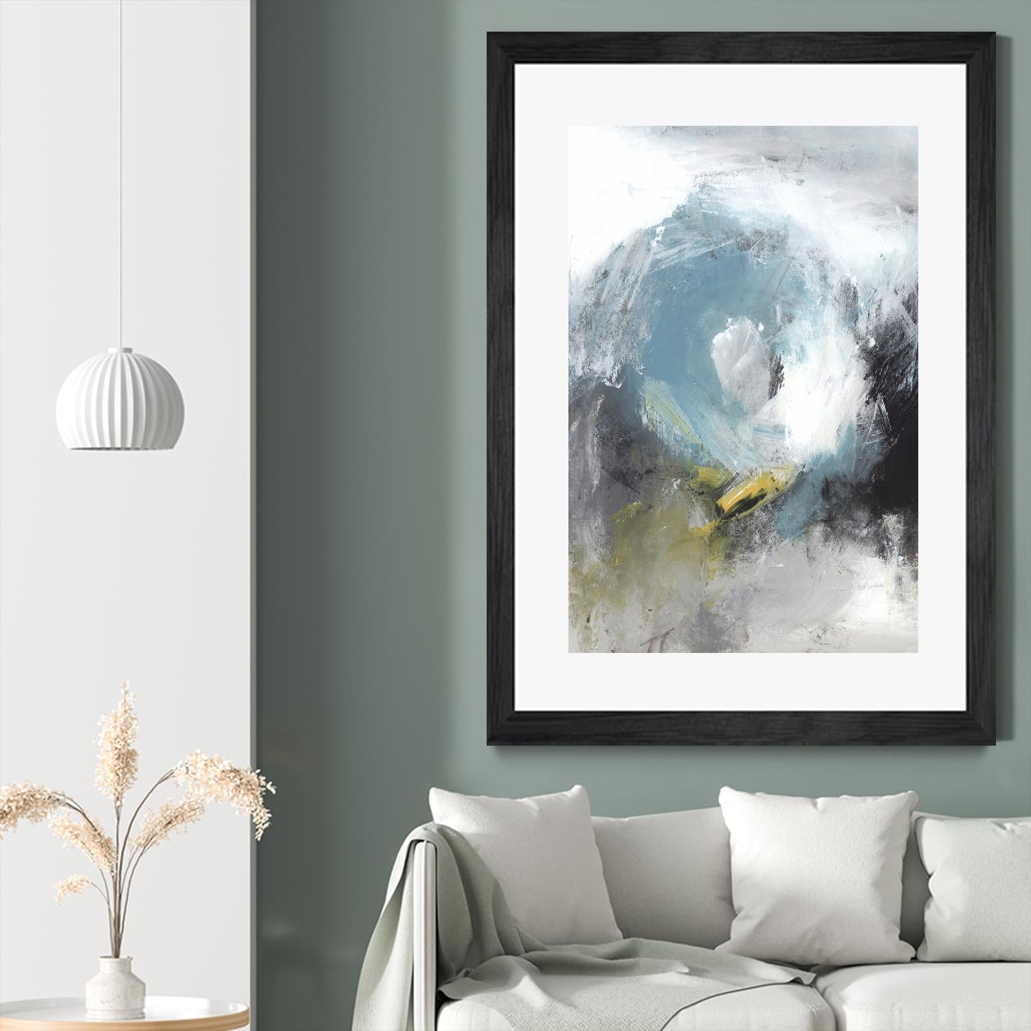 Aquamarine II by PI Studio on GIANT ART - blue abstract