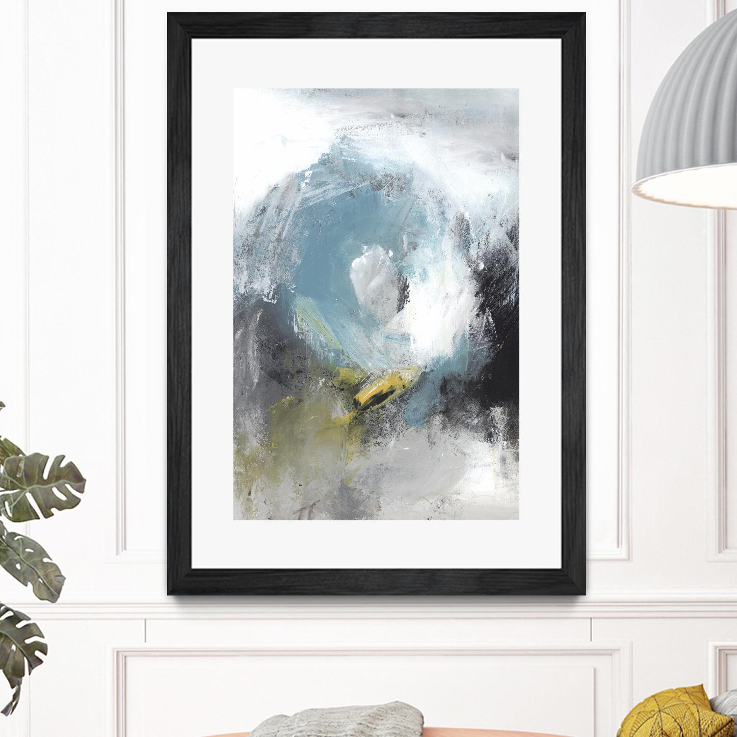 Aquamarine II by PI Studio on GIANT ART - blue abstract