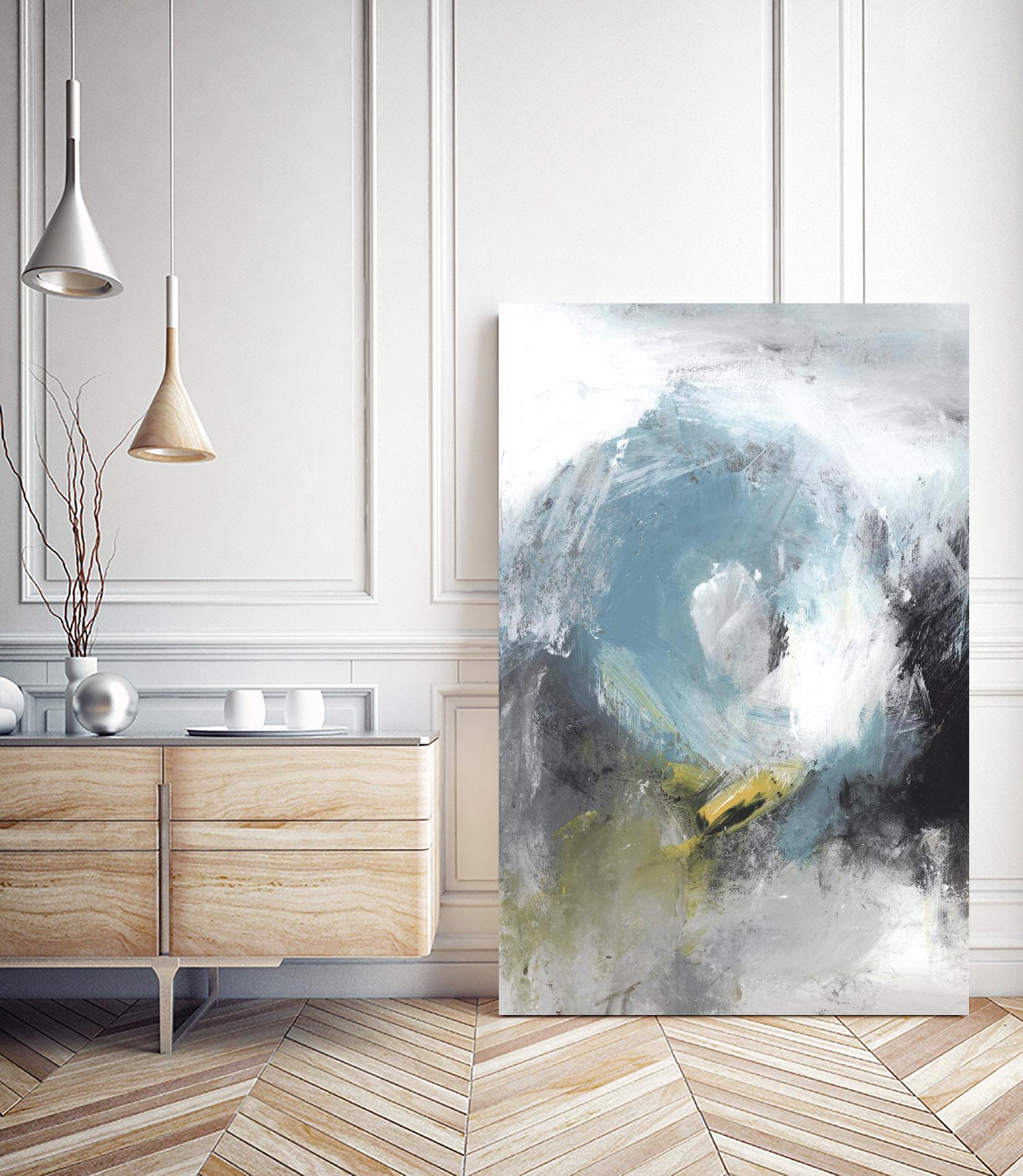 Aquamarine II by PI Studio on GIANT ART - blue abstract