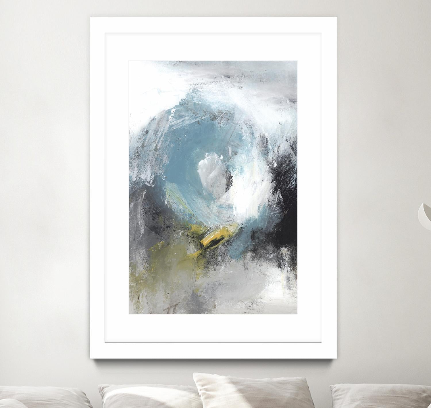 Aquamarine II by PI Studio on GIANT ART - blue abstract