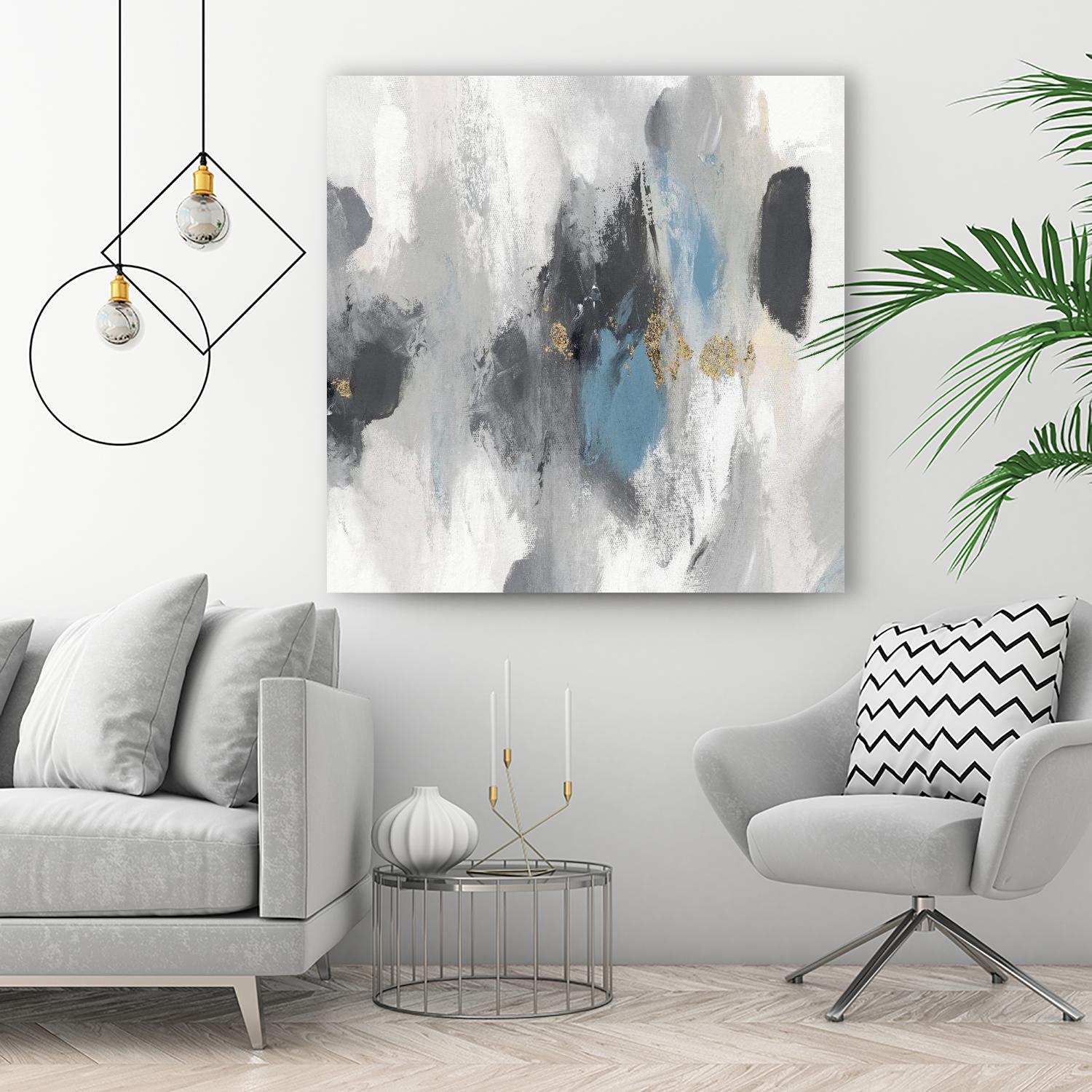 Gray Days I by PI Studio on GIANT ART - white abstract