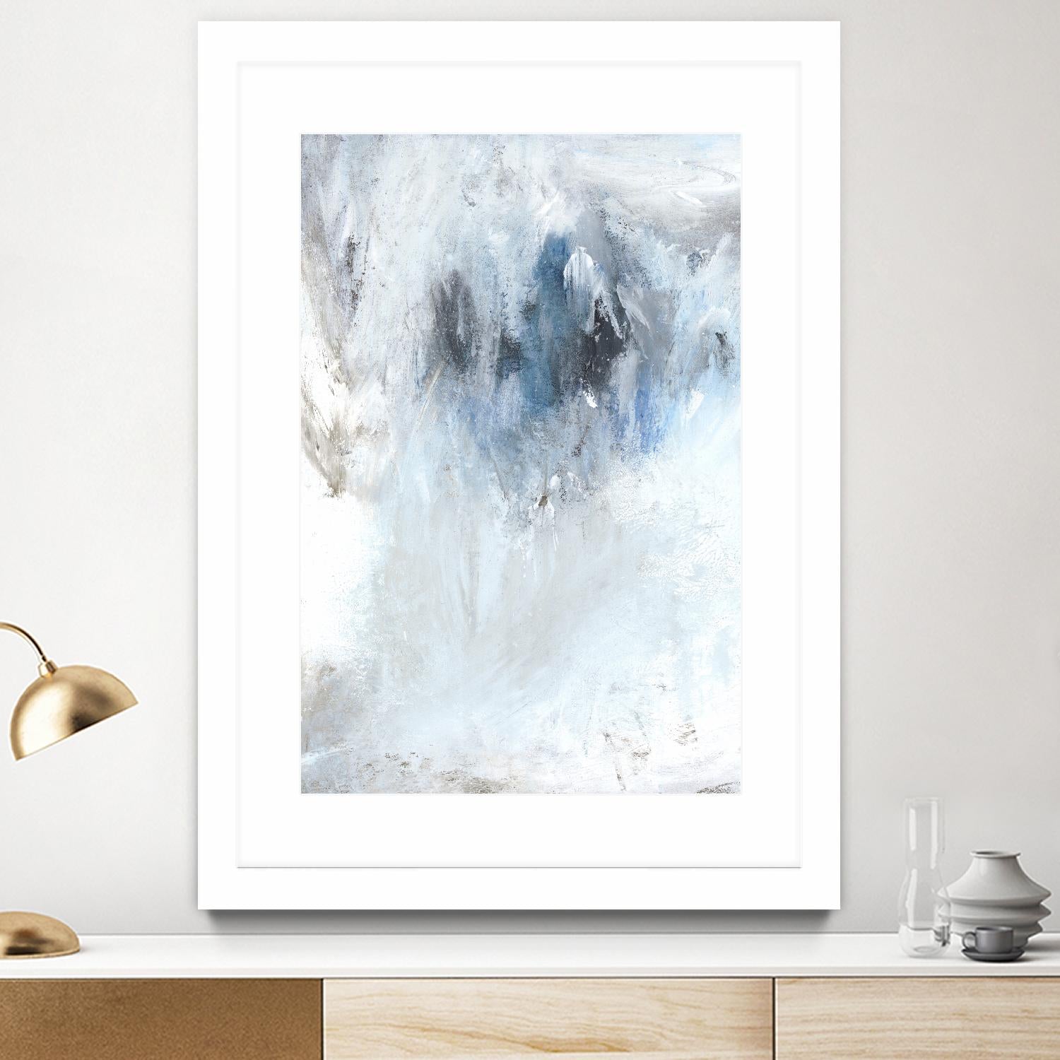 Winter Wonderland II by PI Studio on GIANT ART - blue abstract