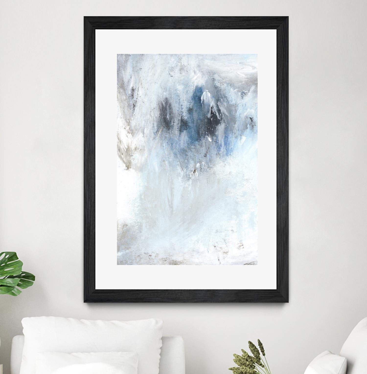 Winter Wonderland II by PI Studio on GIANT ART - blue abstract