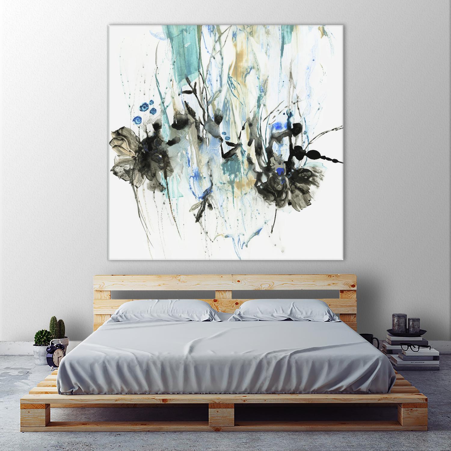 Water Splash II by PI Studio on GIANT ART - blue abstract