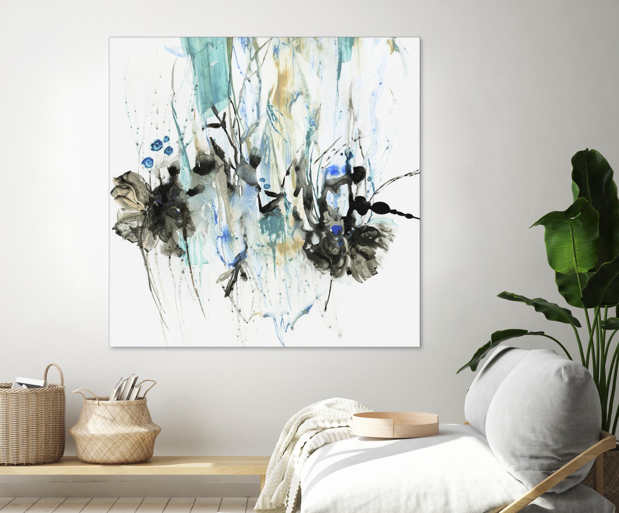 Water Splash II by PI Studio on GIANT ART - blue abstract