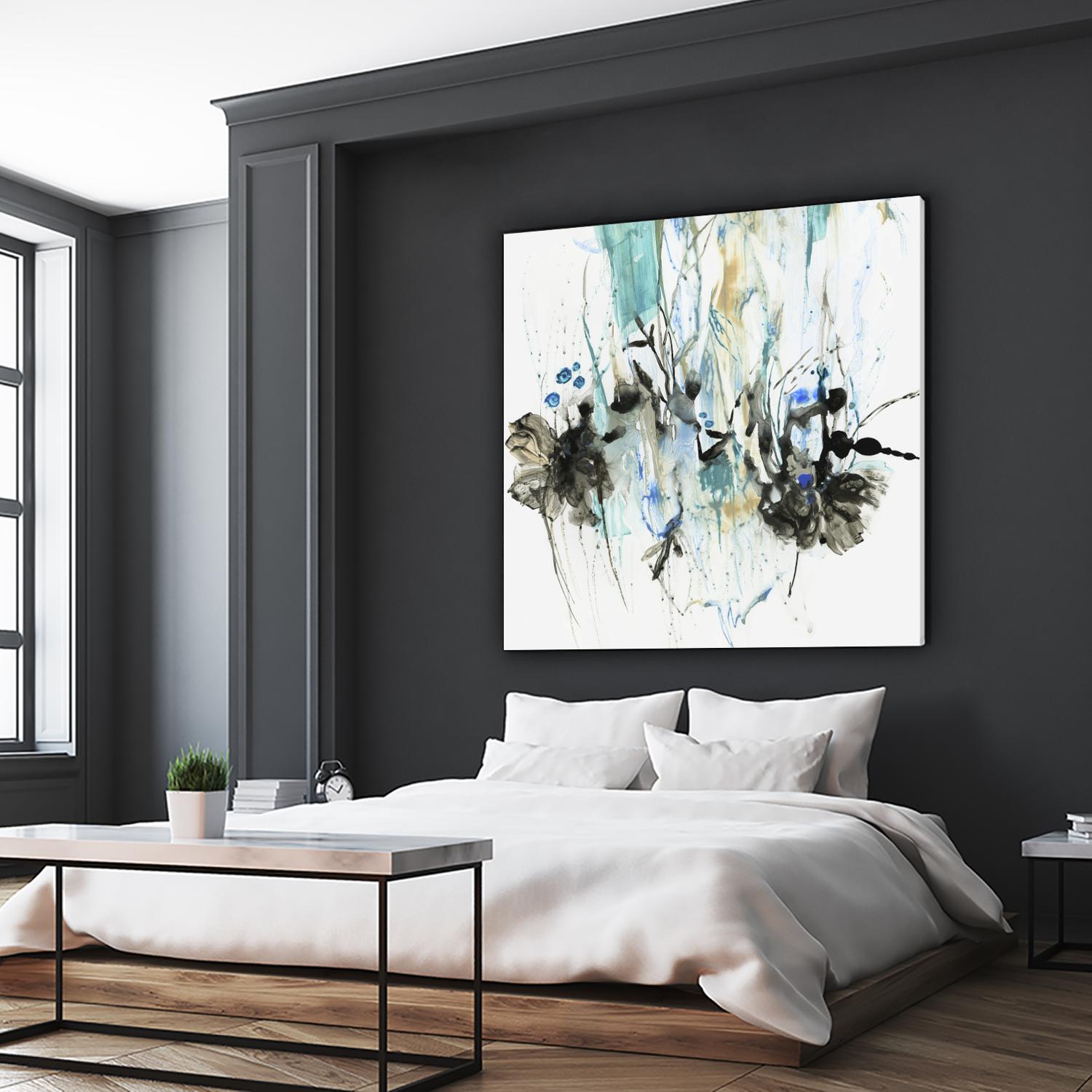 Water Splash II by PI Studio on GIANT ART - blue abstract