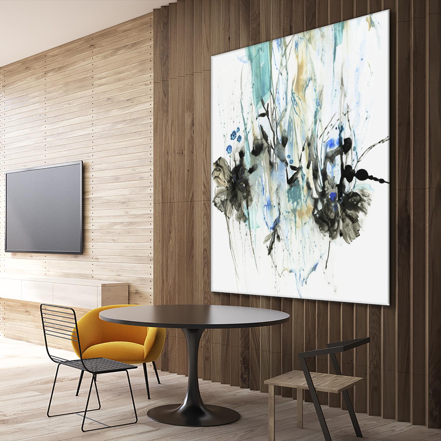 Water Splash II by PI Studio on GIANT ART - blue abstract