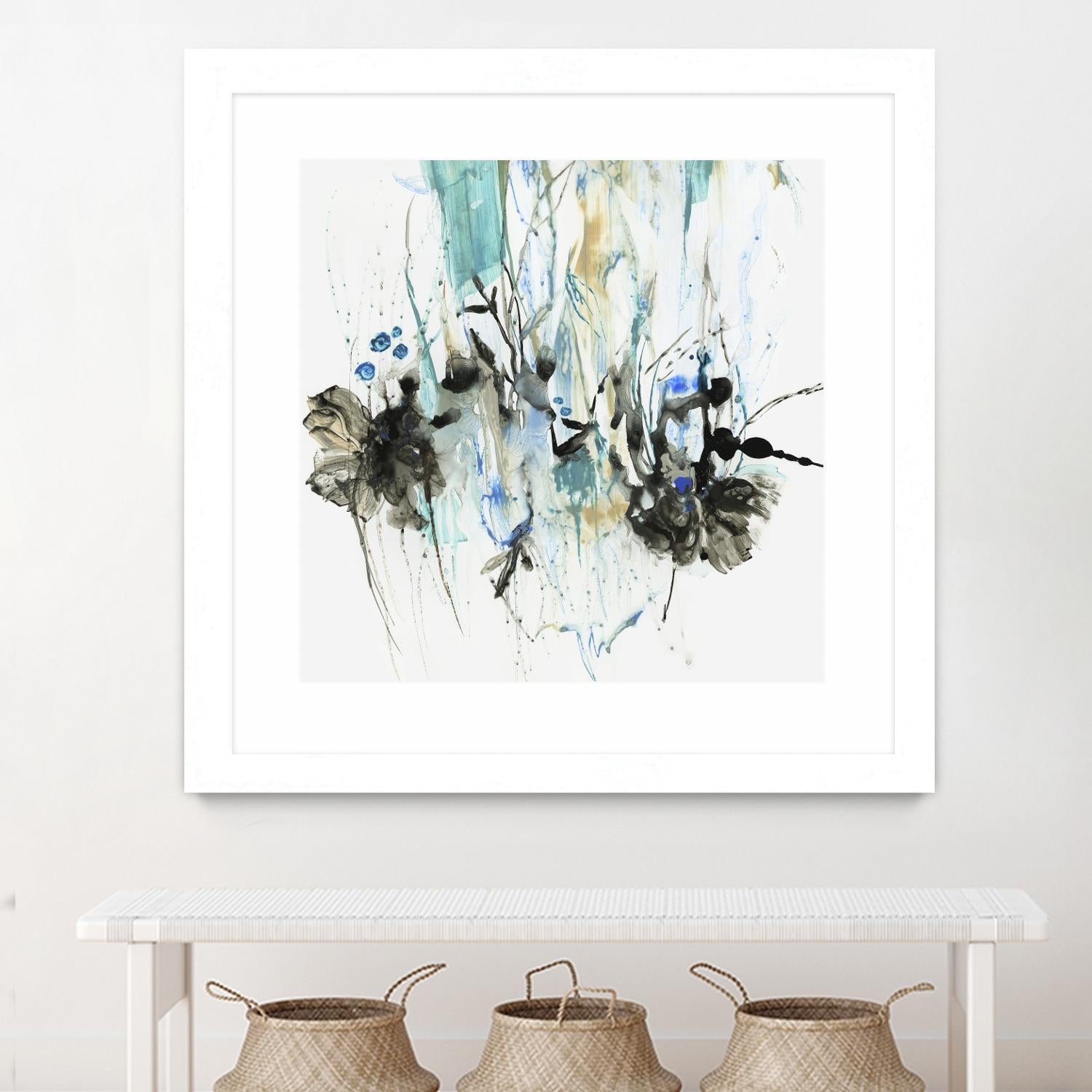 Water Splash II by PI Studio on GIANT ART - blue abstract