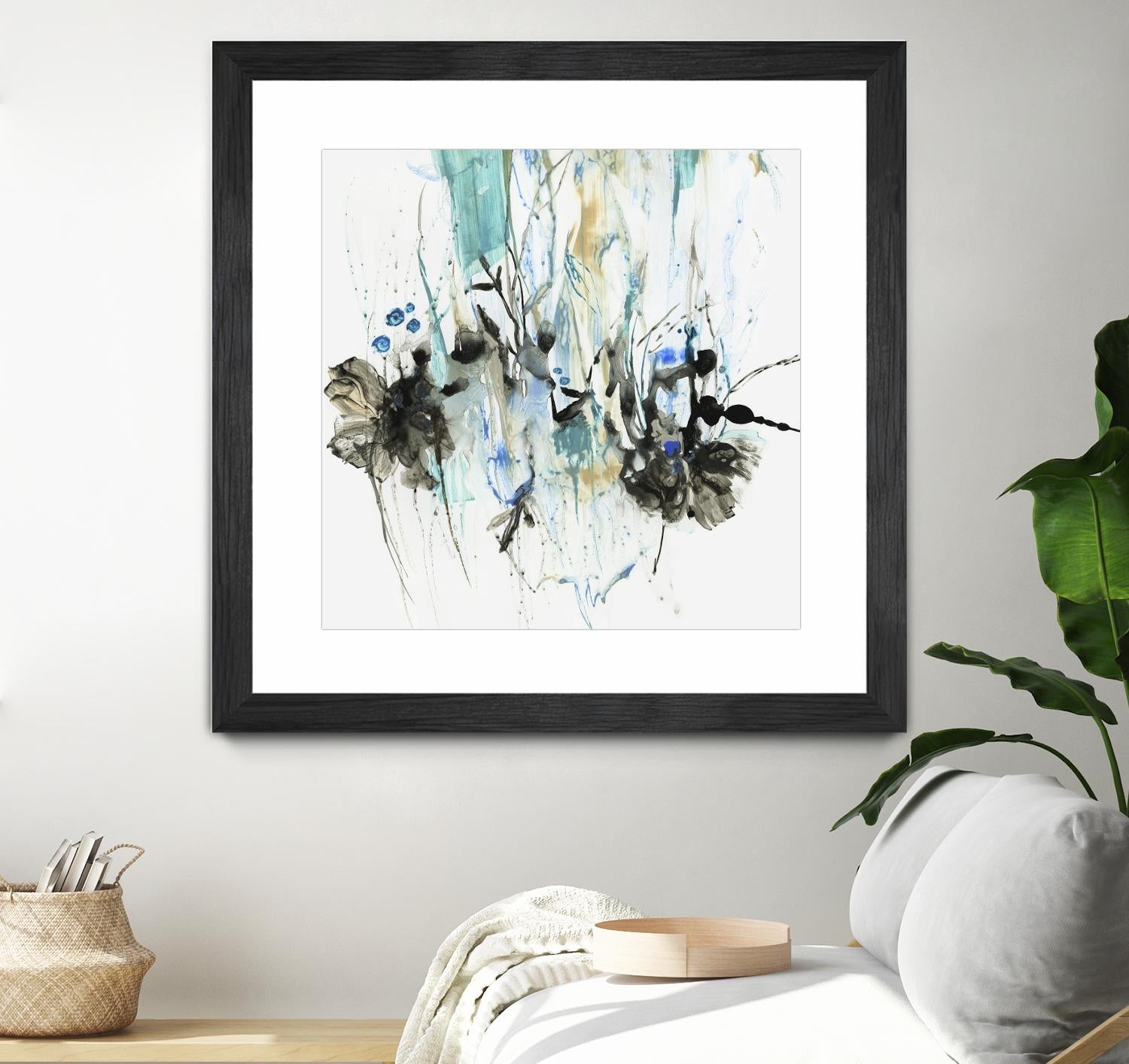 Water Splash II by PI Studio on GIANT ART - blue abstract