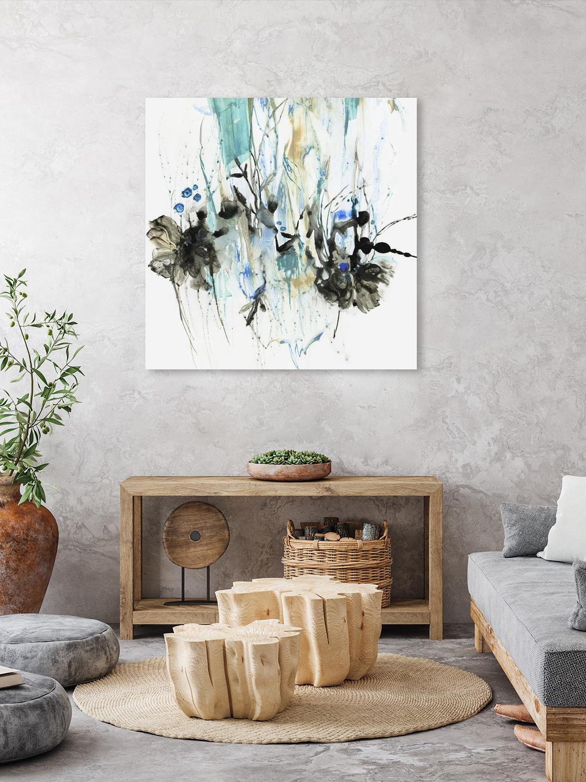 Water Splash II by PI Studio on GIANT ART - blue abstract