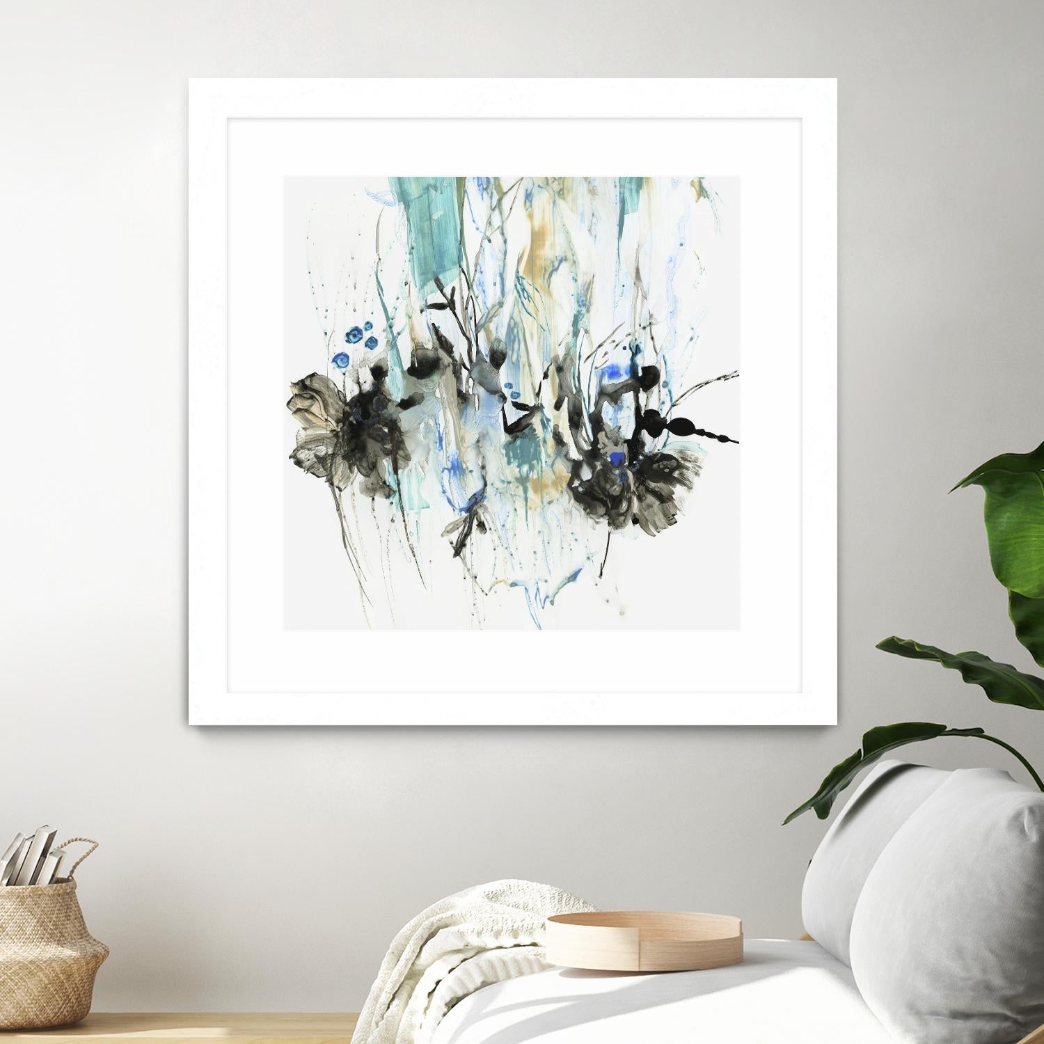 Water Splash II by PI Studio on GIANT ART - blue abstract