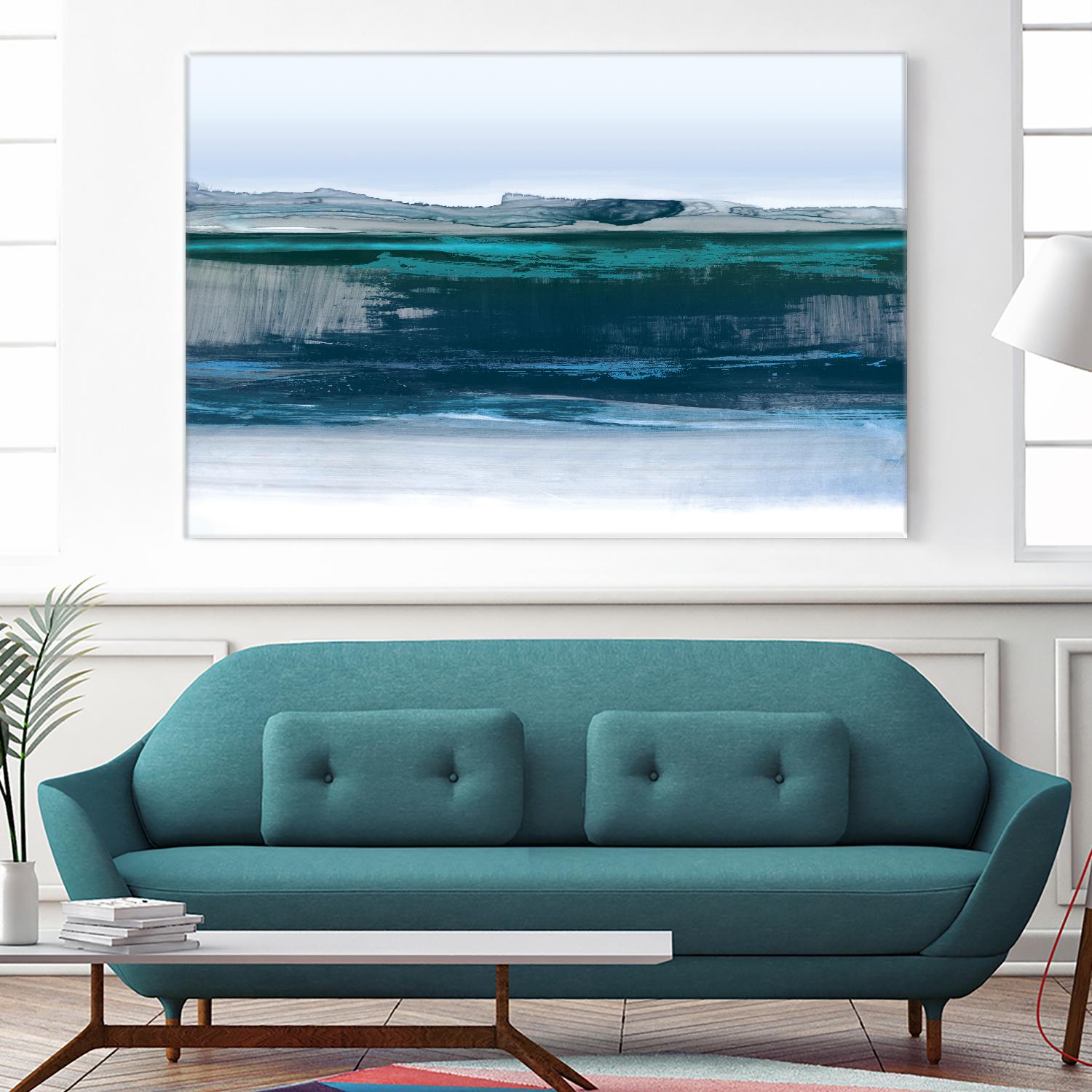 Smooth Blue by PI Studio on GIANT ART - blue abstract