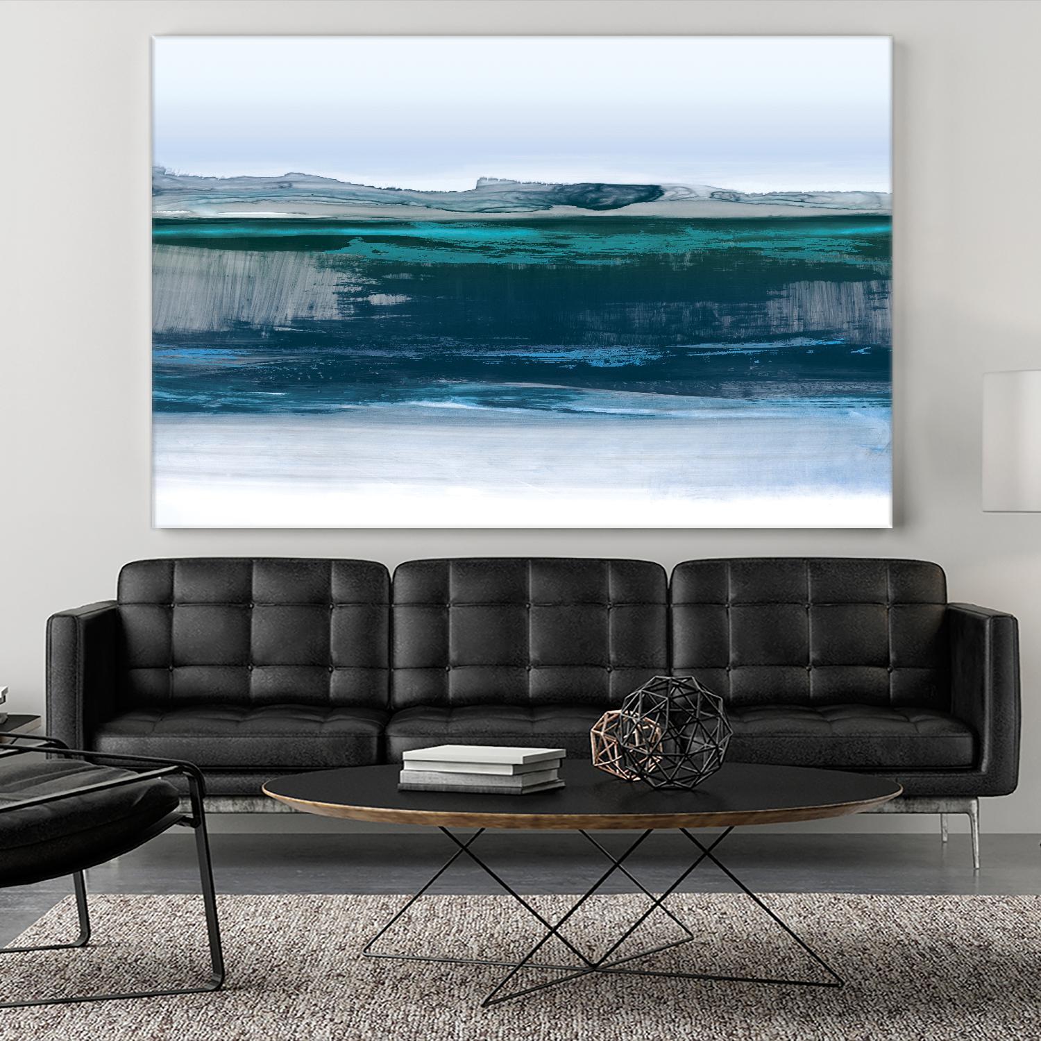 Smooth Blue by PI Studio on GIANT ART - blue abstract