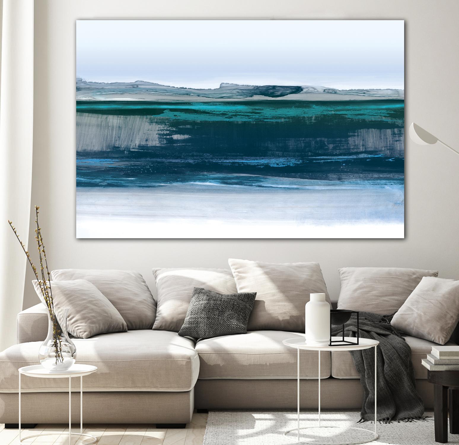 Smooth Blue by PI Studio on GIANT ART - blue abstract