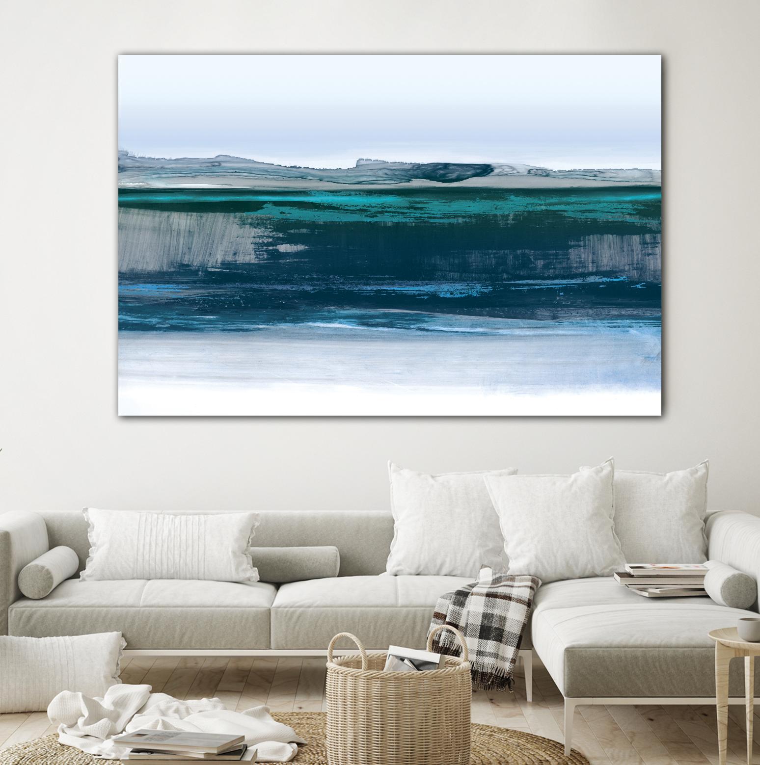 Smooth Blue by PI Studio on GIANT ART - blue abstract