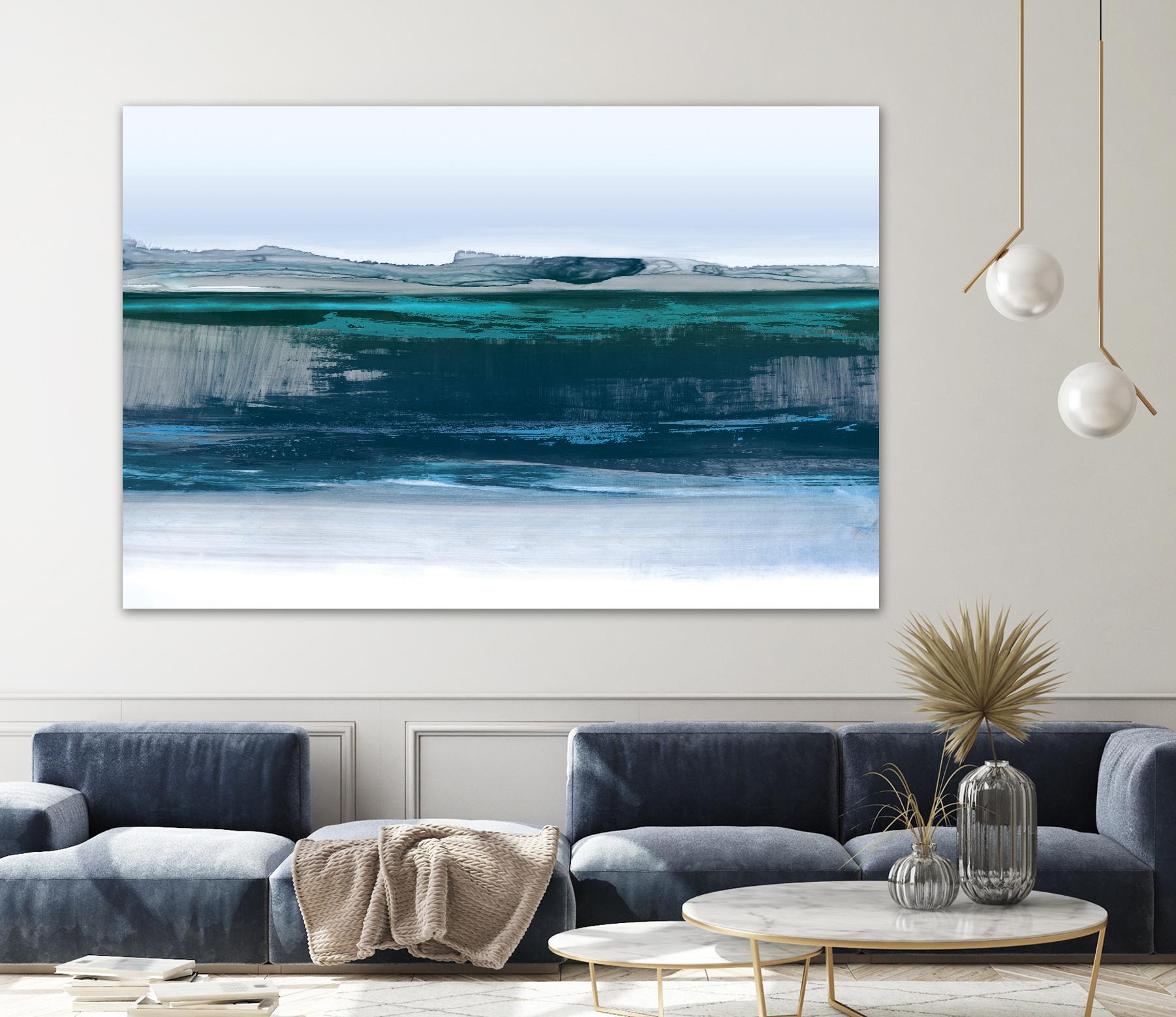 Smooth Blue by PI Studio on GIANT ART - blue abstract