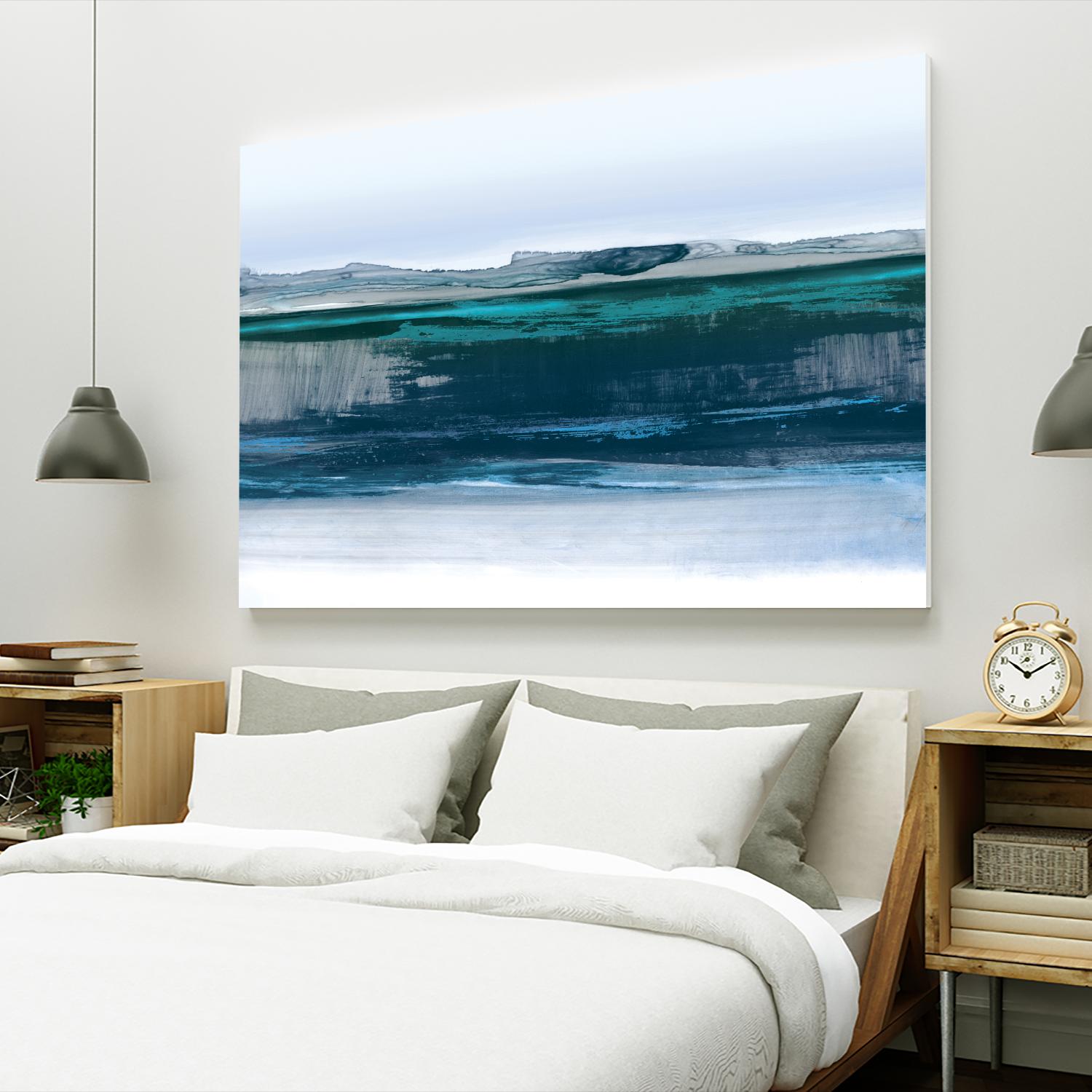 Smooth Blue by PI Studio on GIANT ART - blue abstract