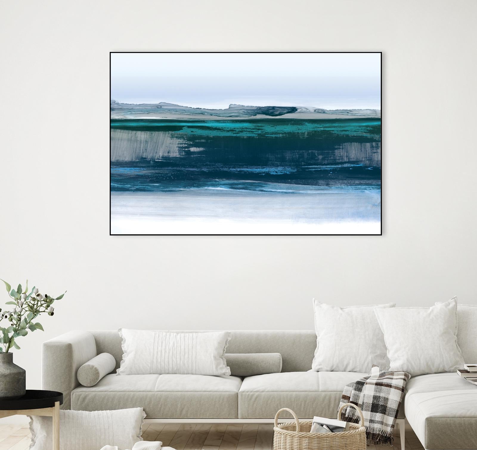 Smooth Blue by PI Studio on GIANT ART - blue abstract