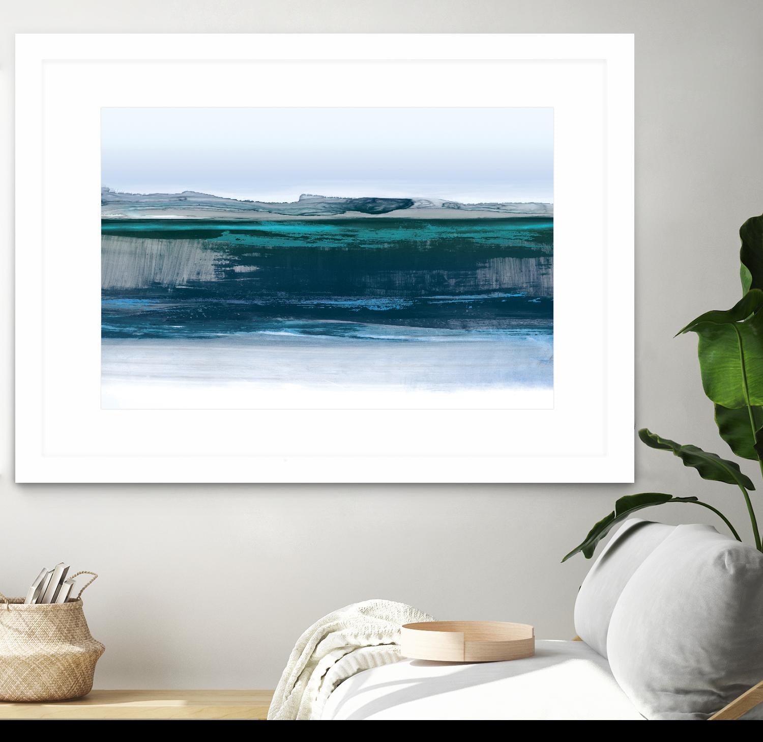 Smooth Blue by PI Studio on GIANT ART - blue abstract