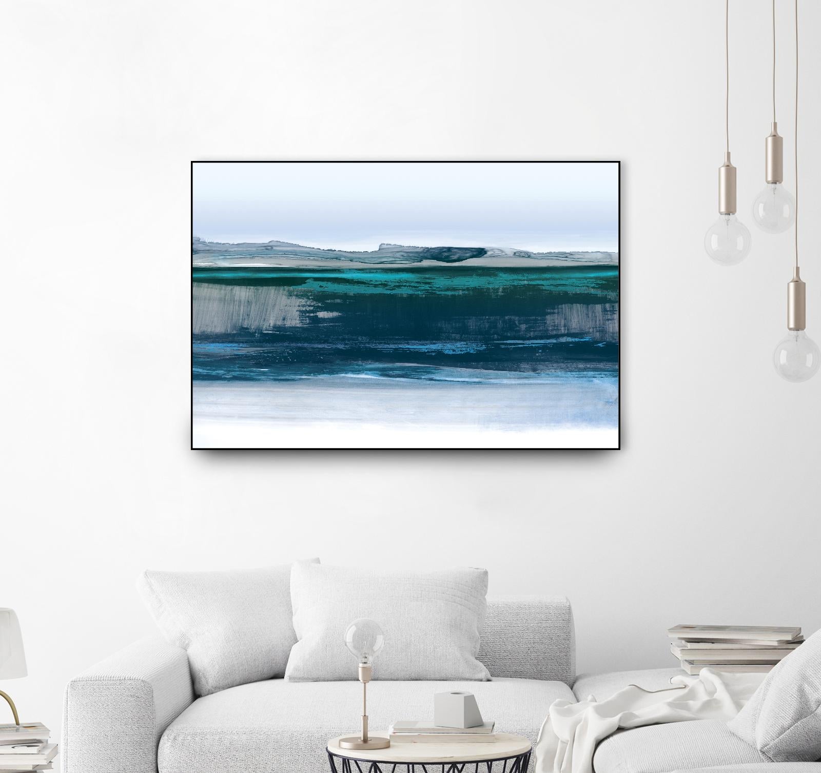 Smooth Blue by PI Studio on GIANT ART - blue abstract