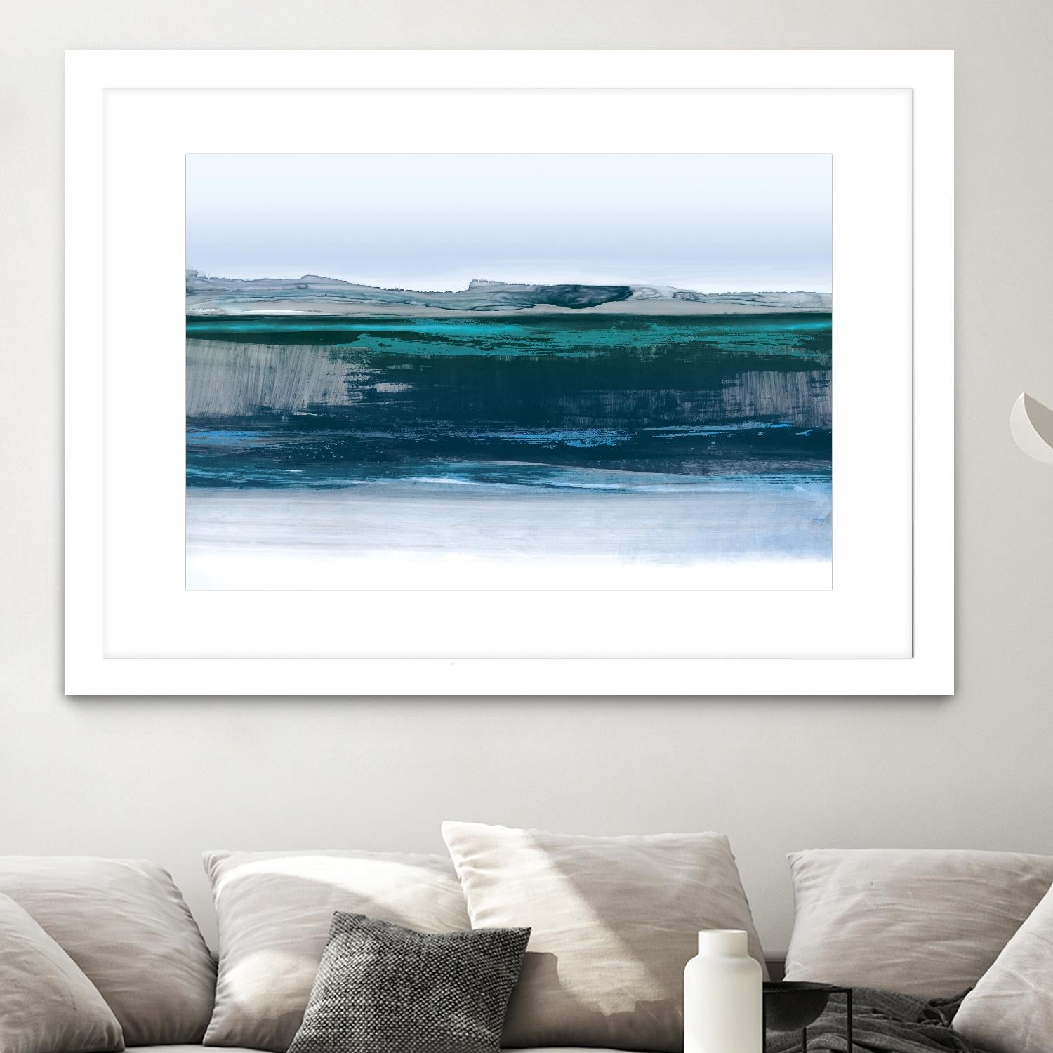 Smooth Blue by PI Studio on GIANT ART - blue abstract