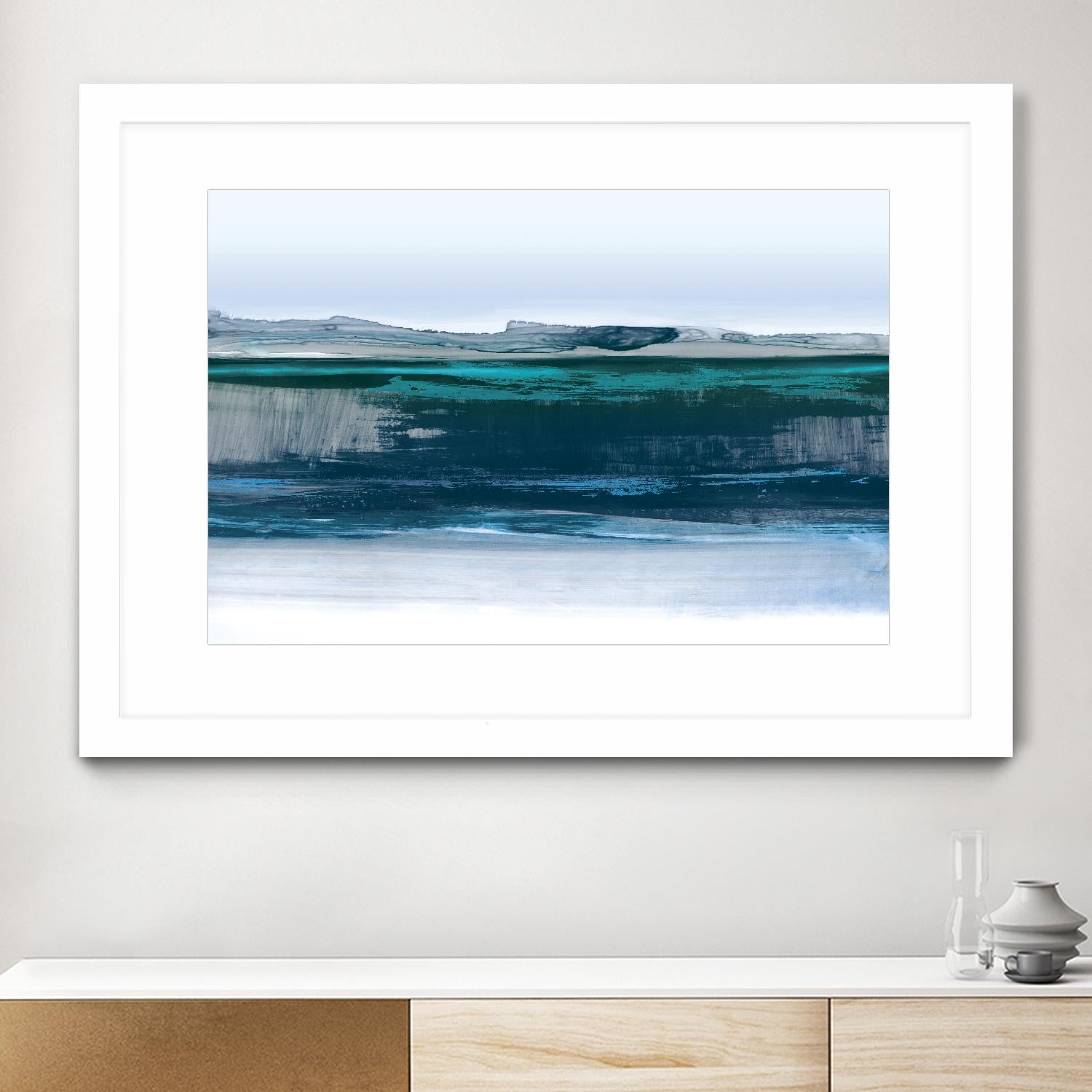 Smooth Blue by PI Studio on GIANT ART - blue abstract
