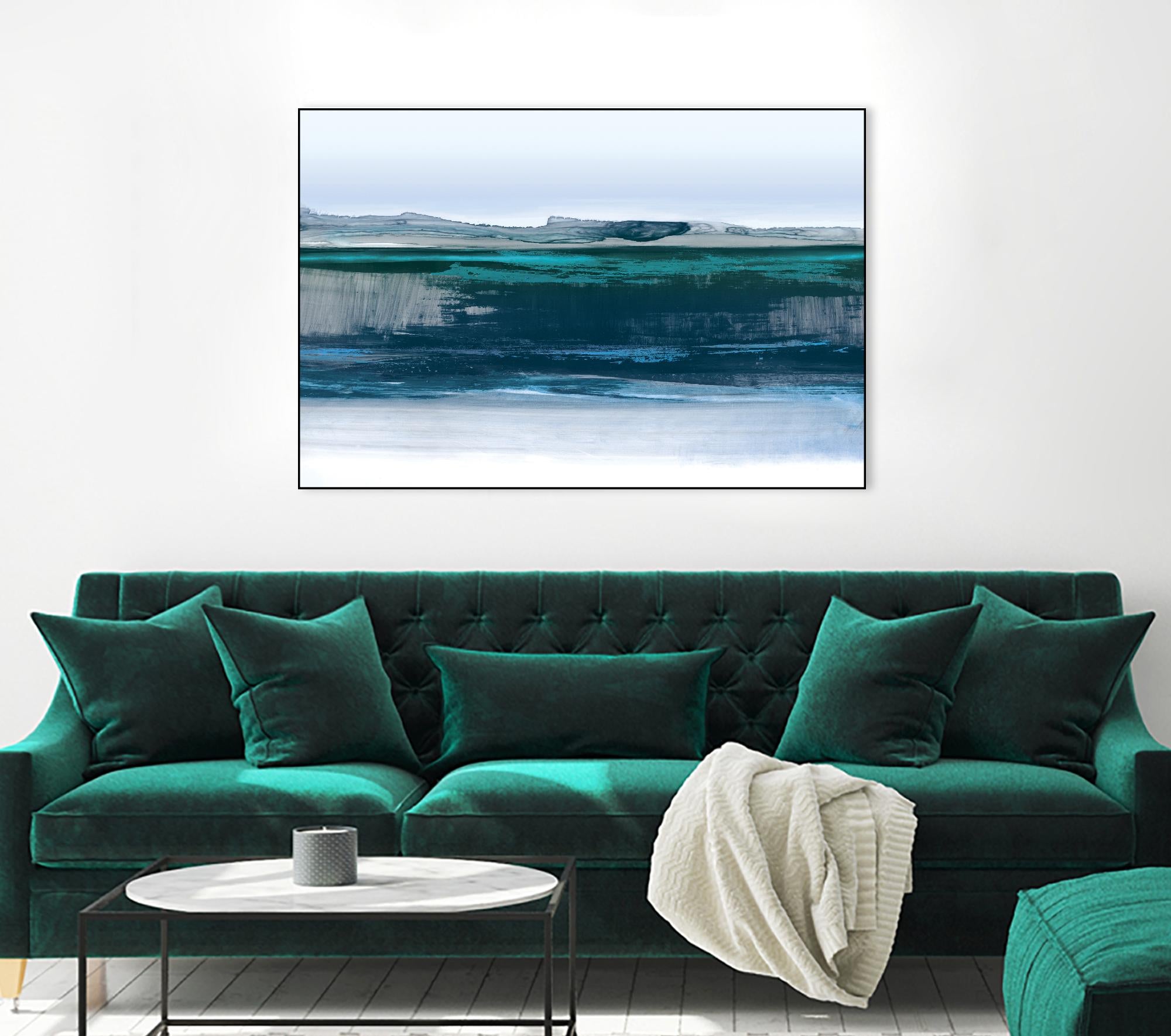 Smooth Blue by PI Studio on GIANT ART - blue abstract