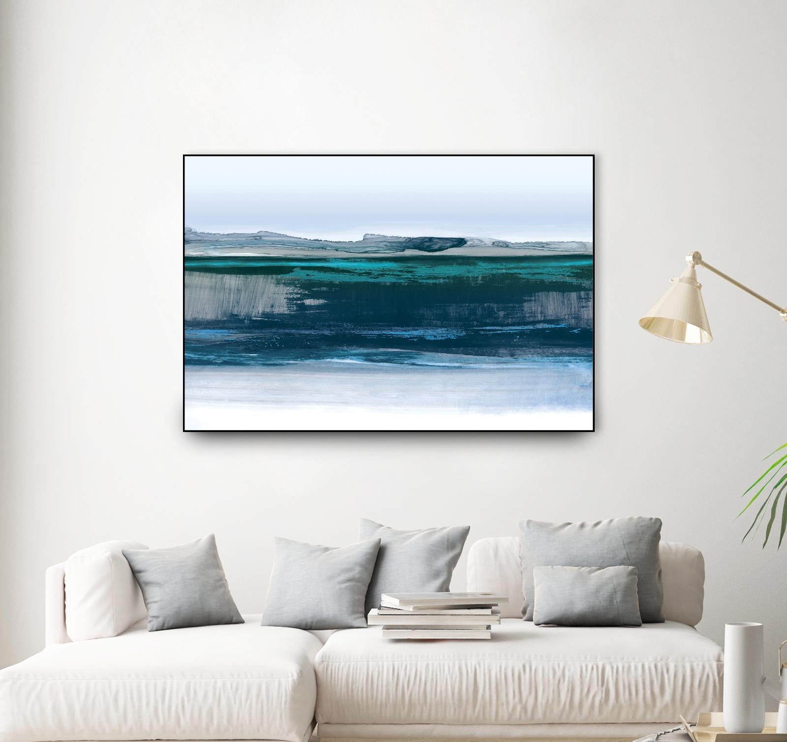 Smooth Blue by PI Studio on GIANT ART - blue abstract