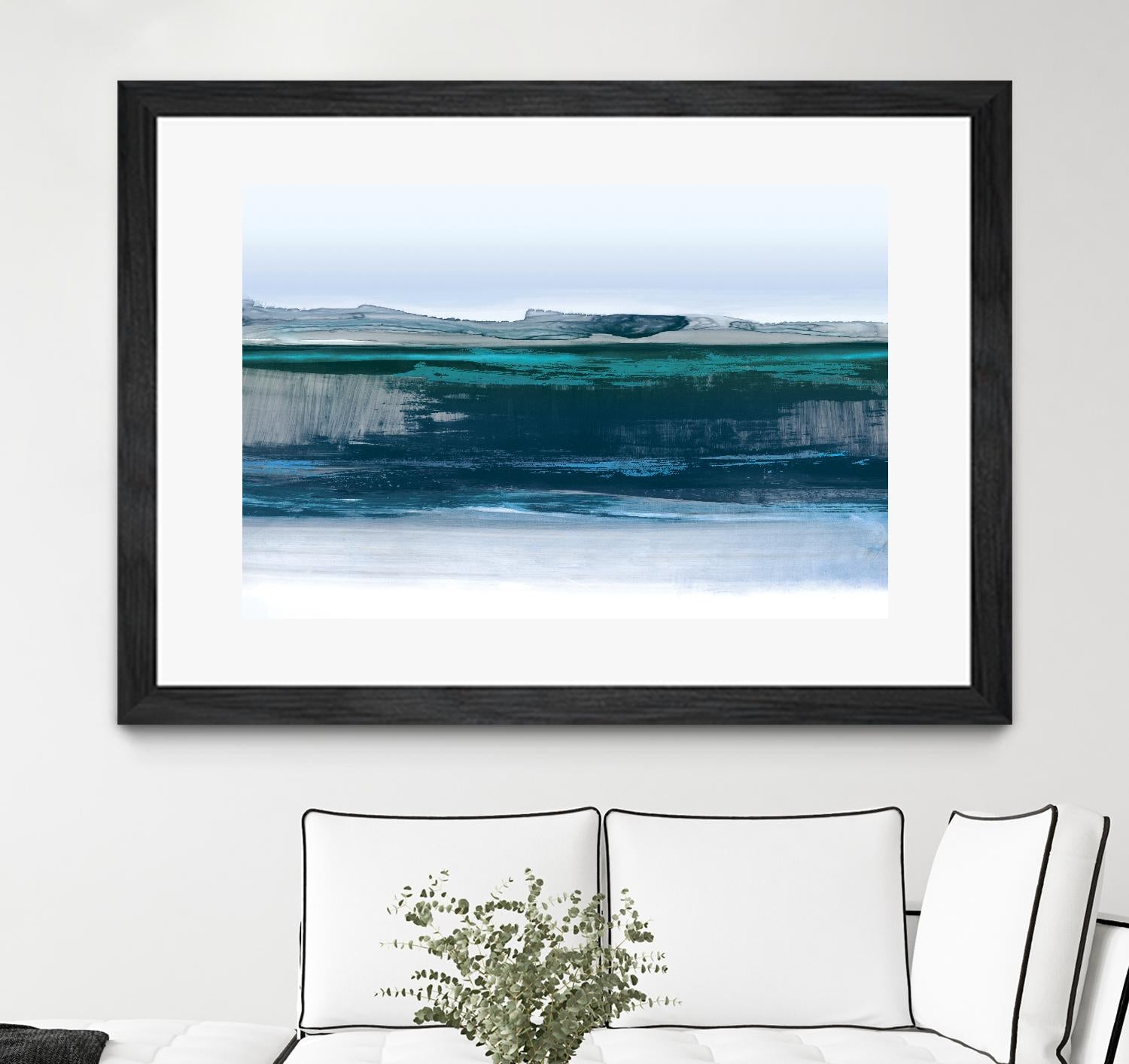 Smooth Blue by PI Studio on GIANT ART - blue abstract