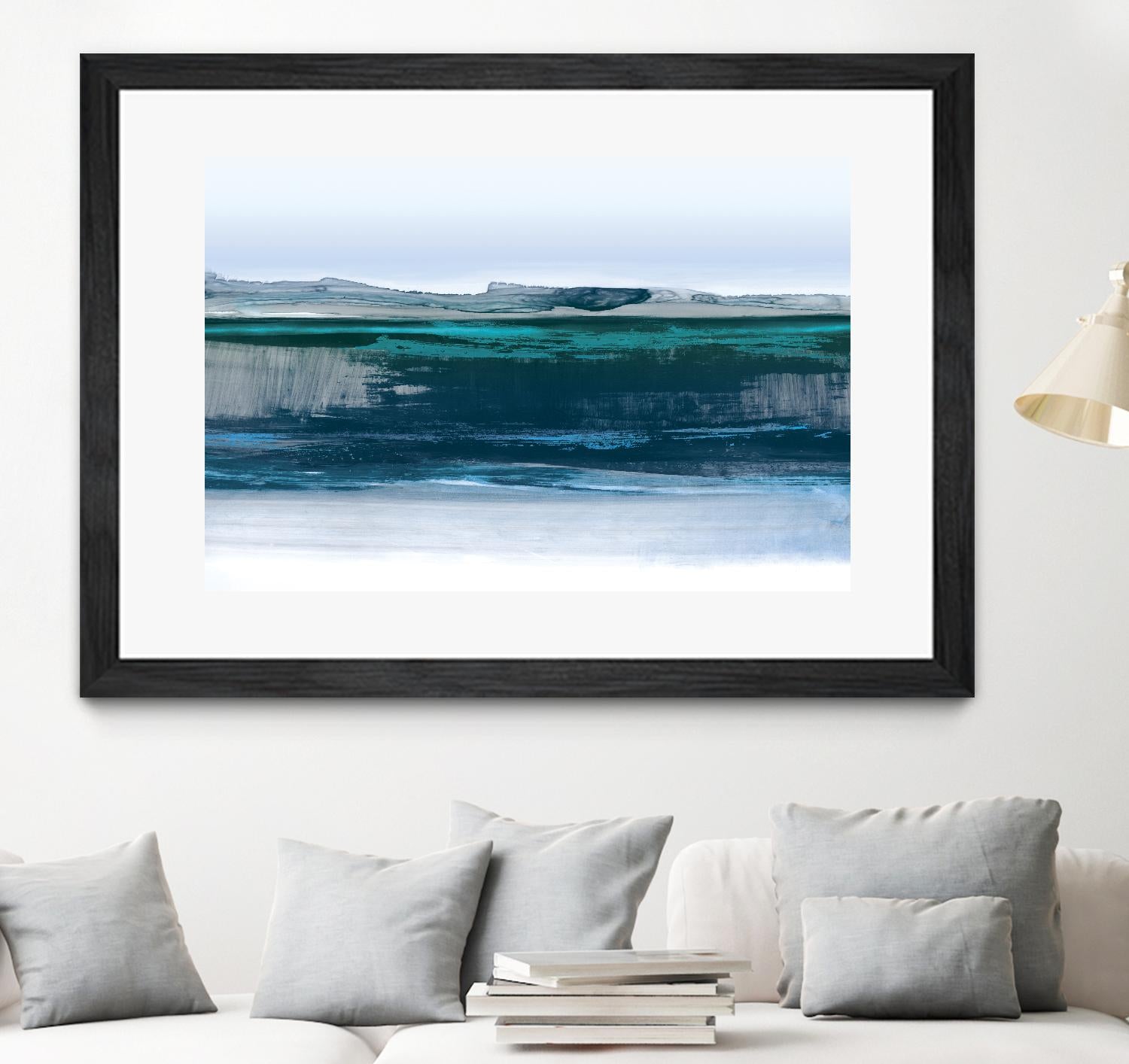 Smooth Blue by PI Studio on GIANT ART - blue abstract