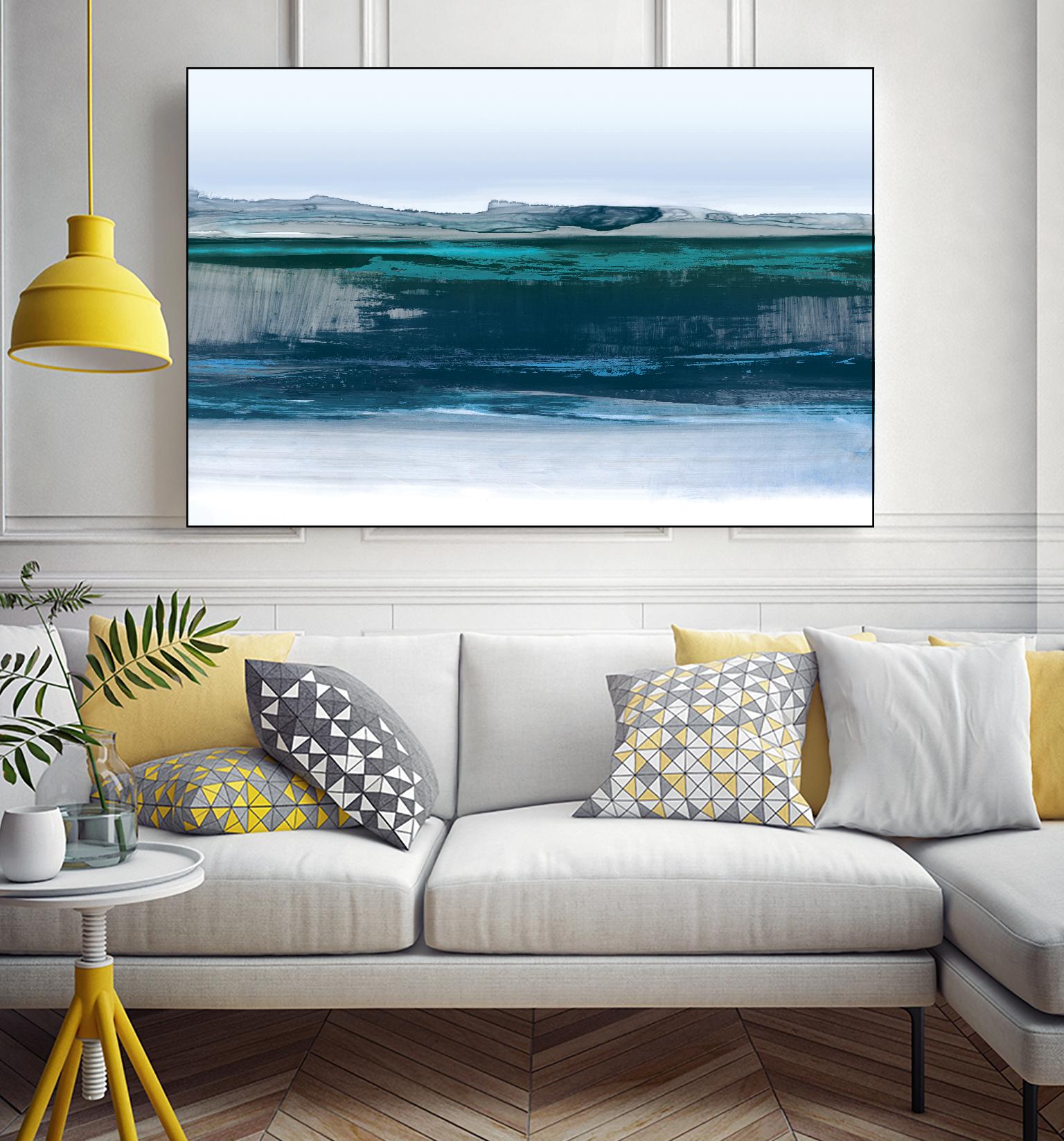 Smooth Blue by PI Studio on GIANT ART - blue abstract